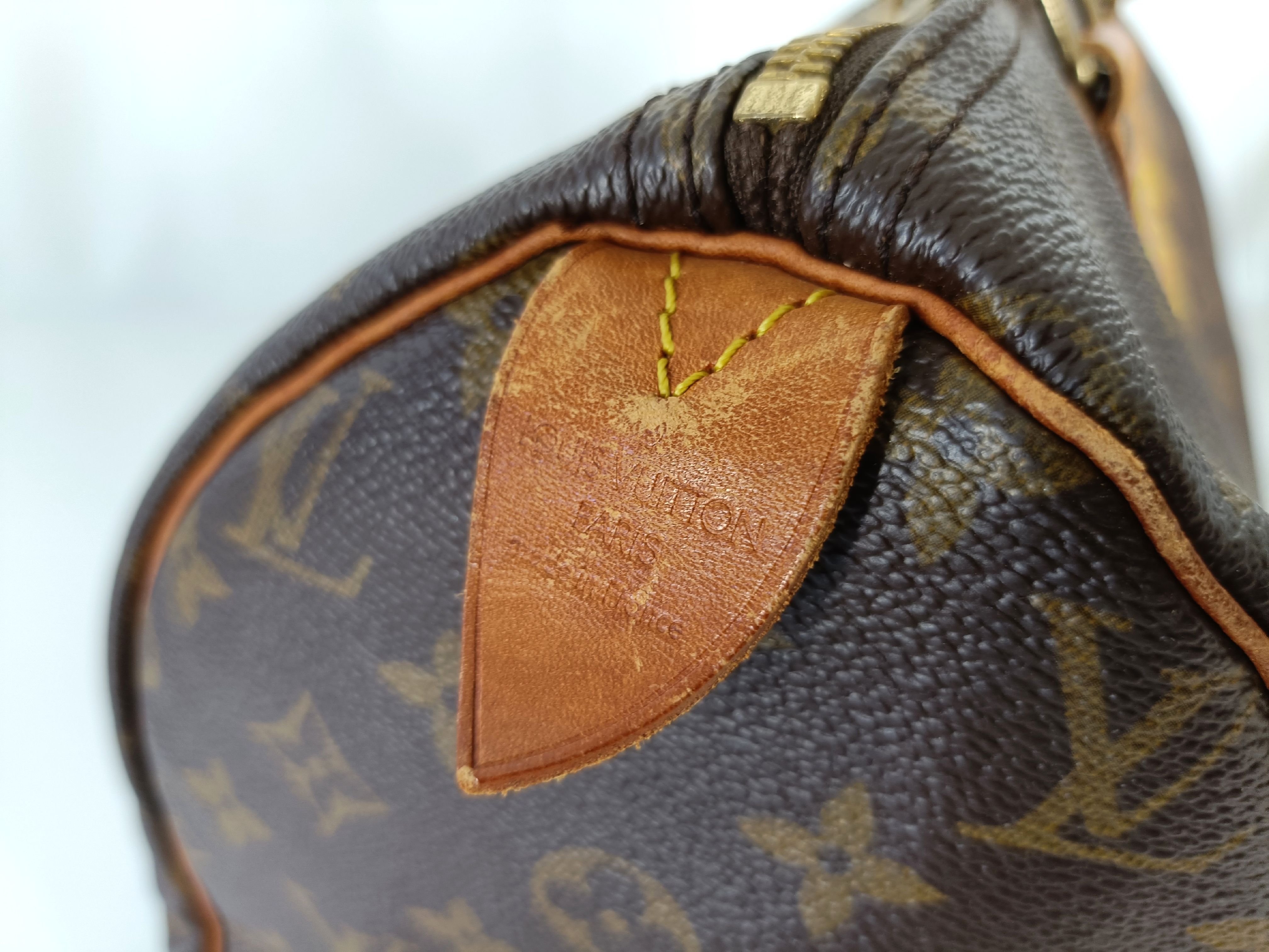 Monogram Louis Vuitton Monogram Speedy 30 M41526 SP1914 Handbag — view 8