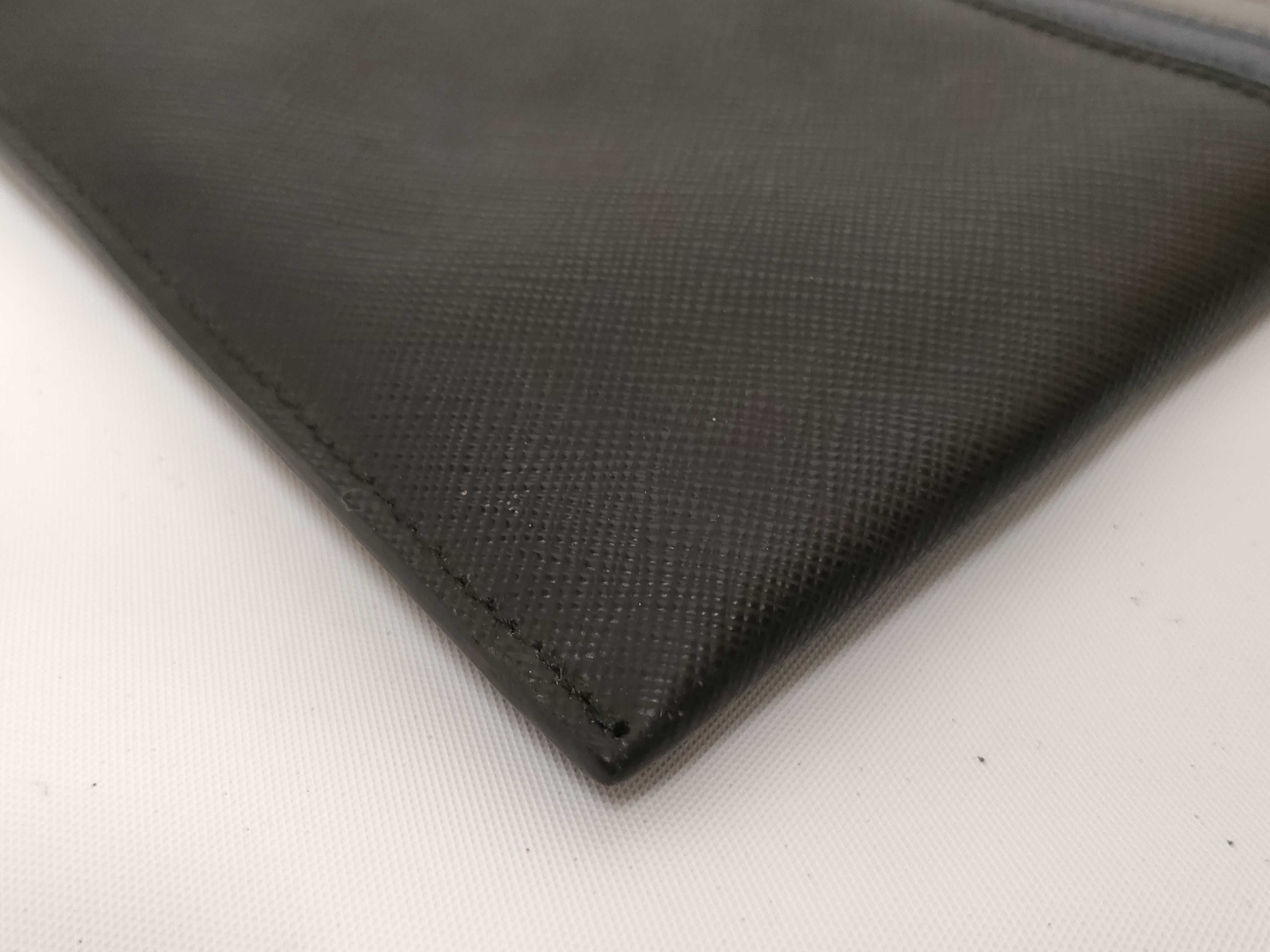 Mini Clutch Bag Pouch Saffiano Black Pouch — view 3
