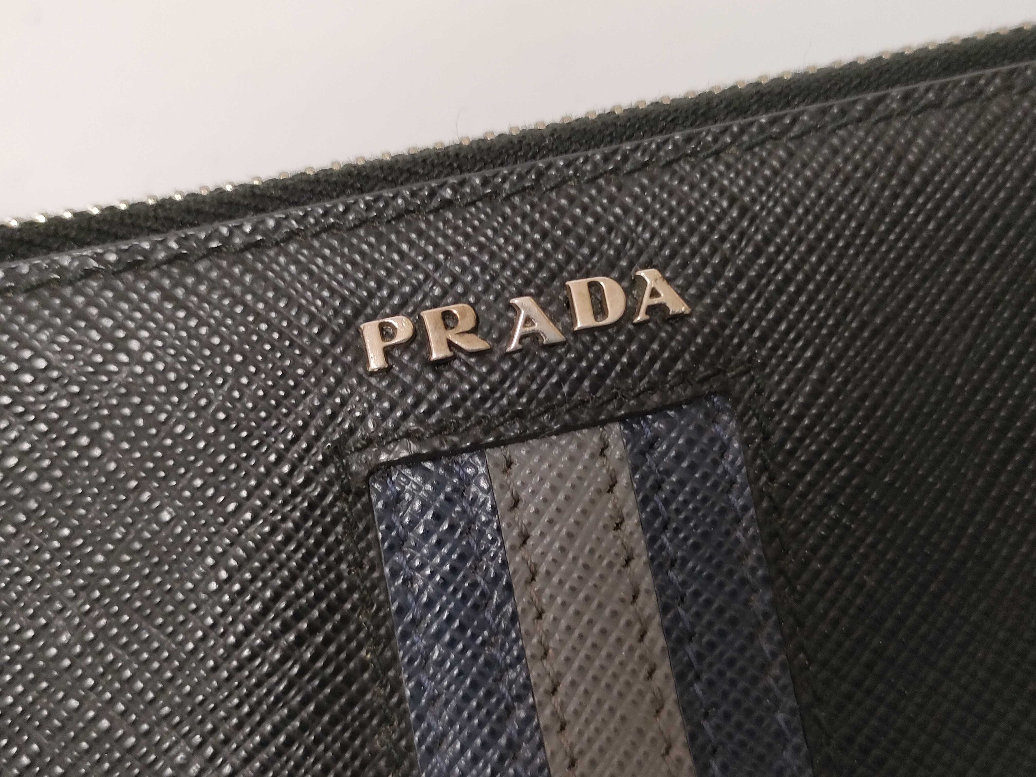 Mini Clutch Bag Pouch Saffiano Black Pouch — view 4
