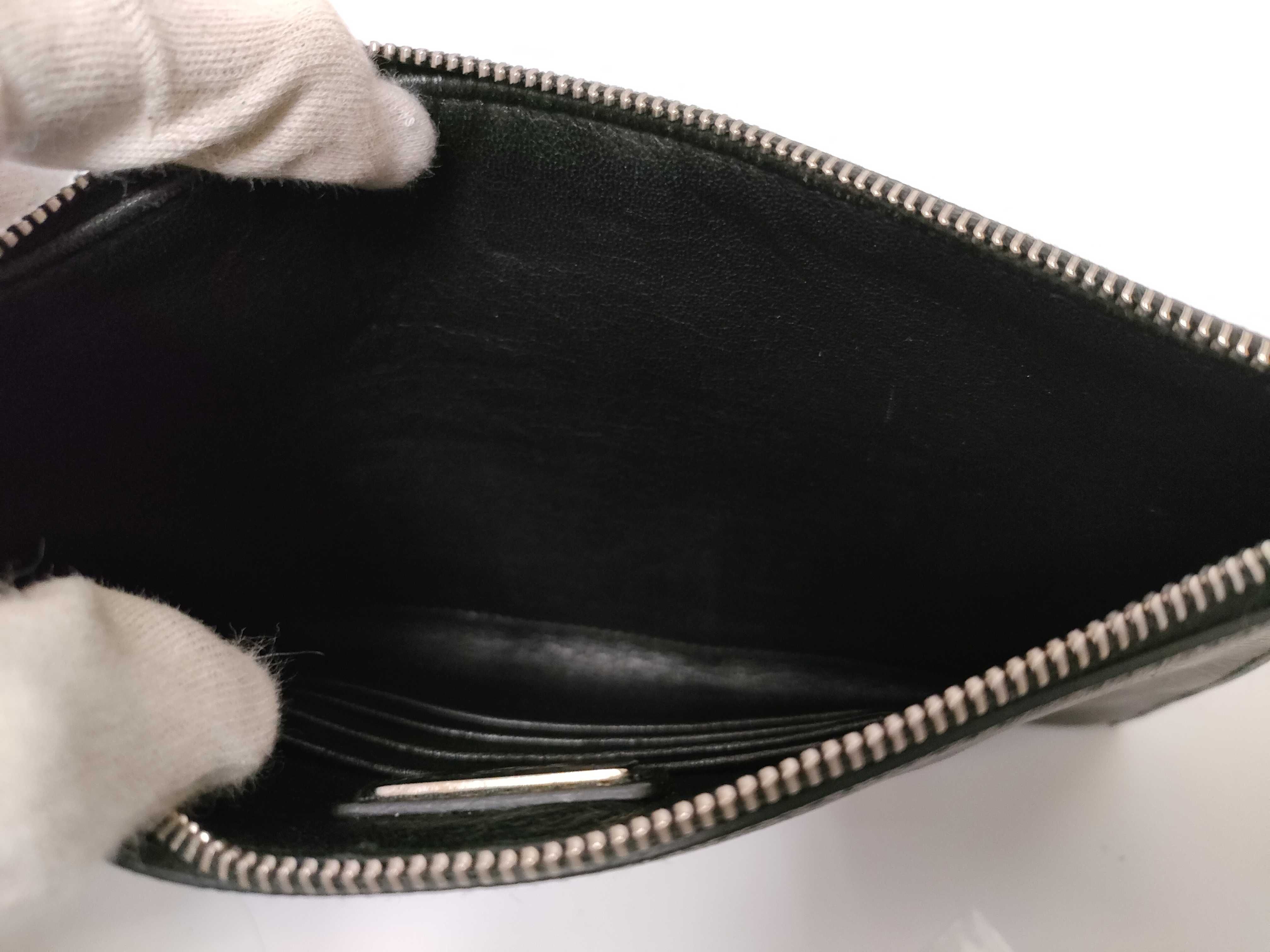 Mini Clutch Bag Pouch Saffiano Black Pouch — view 9