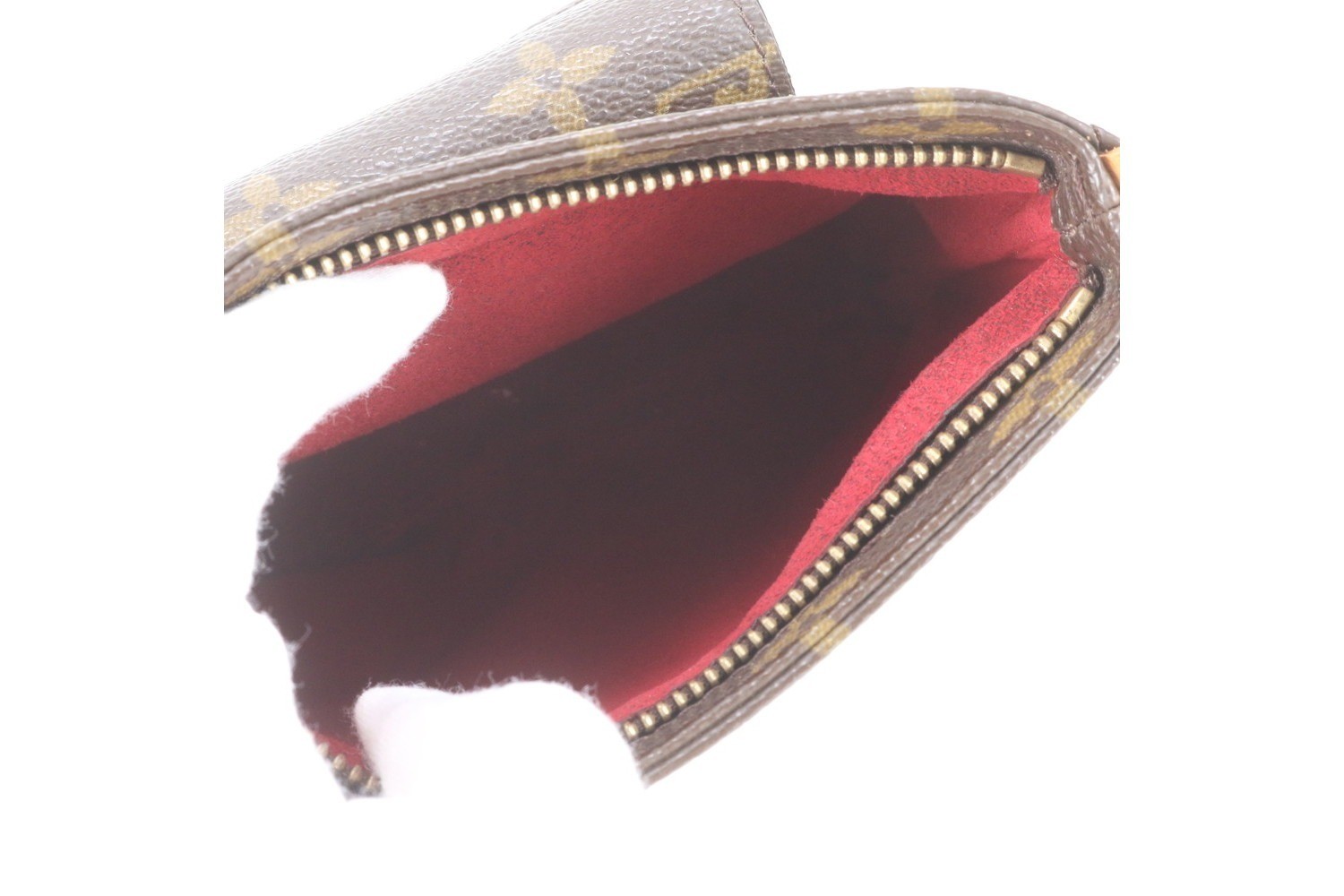 Monogram Partition M51901 Leather Pouch — view 7