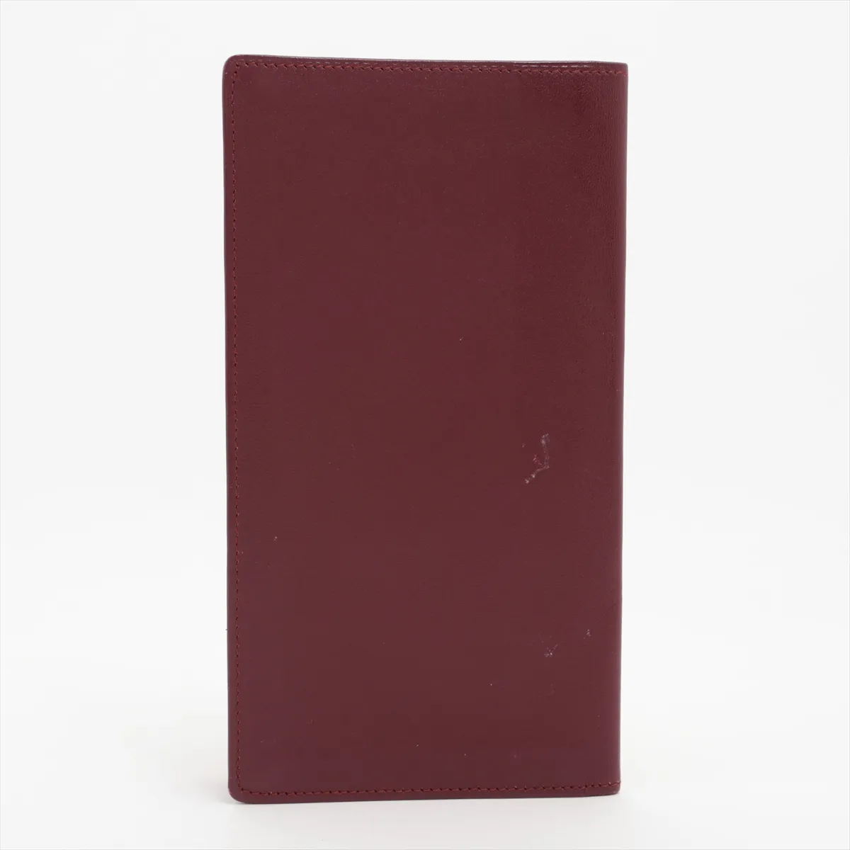 Must Line Leather Long Wallet, Bordeaux — view 2