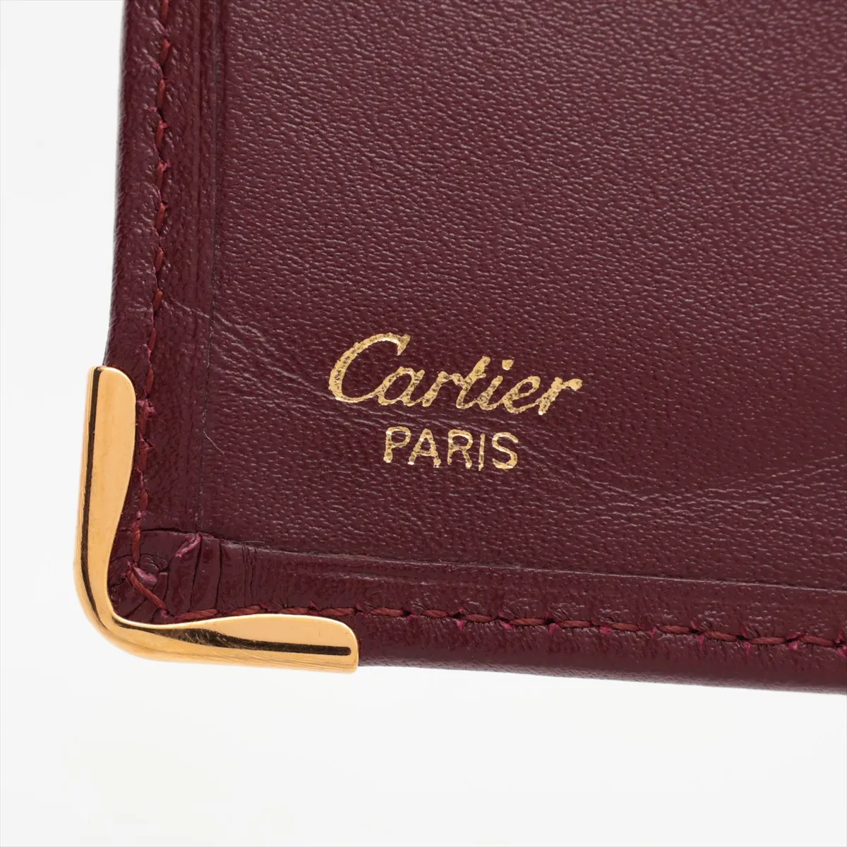 Must Line Leather Long Wallet, Bordeaux — view 8