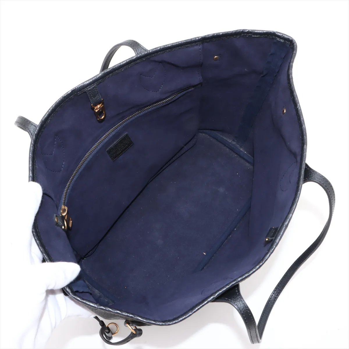 Monogram Empreinte Neverfull MM M45685 Black RFID response — view 7