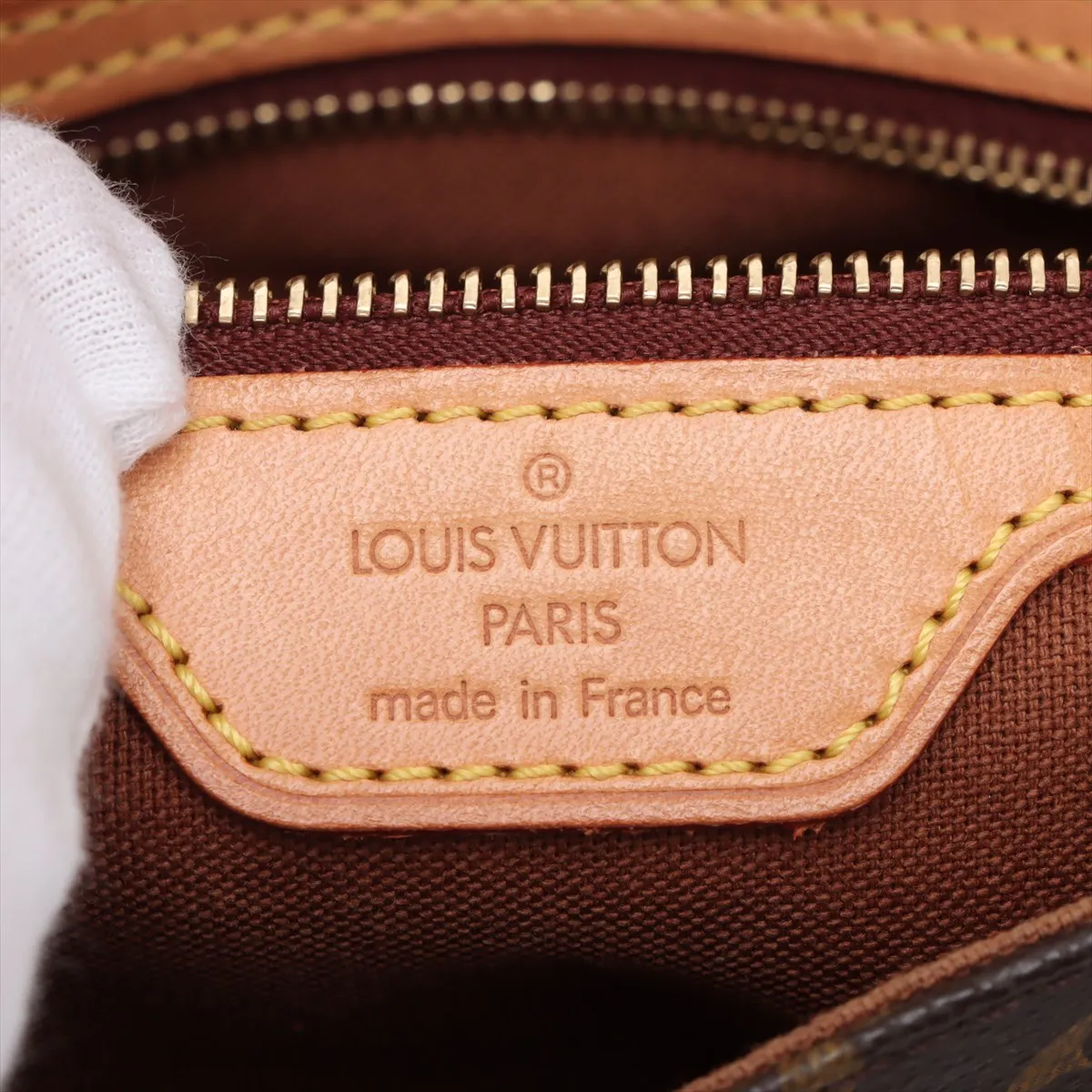 Monogram Mini Looping M51147 DU0043 Brown — view 9