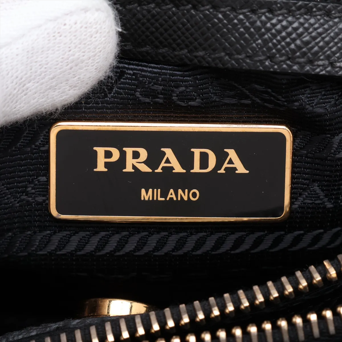 Saffiano Galleria Leather 2-Way Handbag, Black — view 13