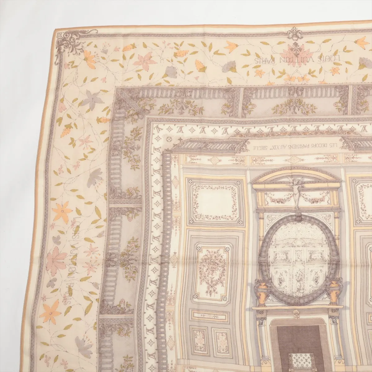 Stole Cashmere Beige Thread Fuzz Thread — view 2