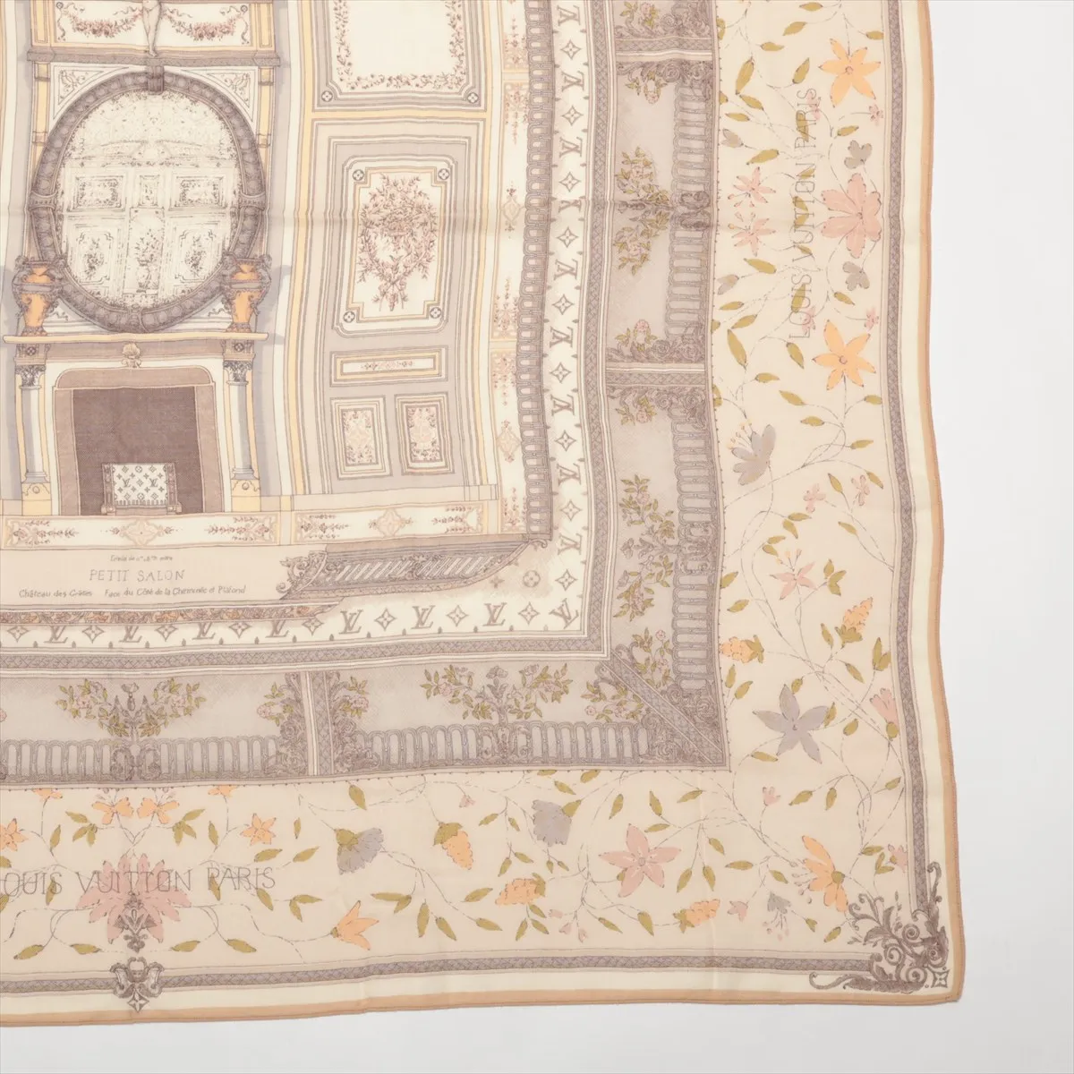 Stole Cashmere Beige Thread Fuzz Thread — view 4