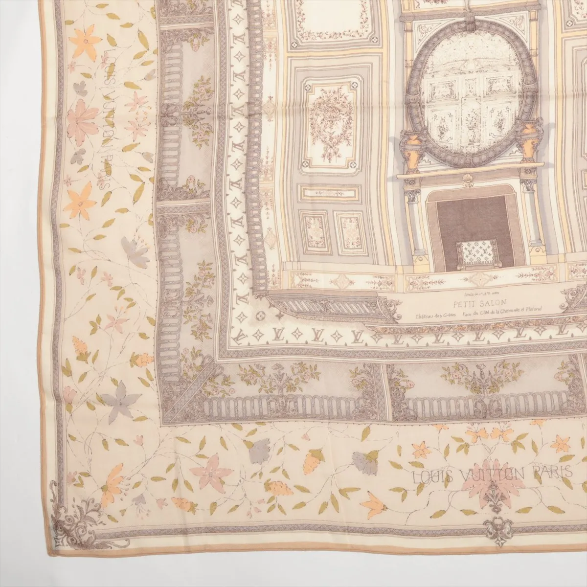 Stole Cashmere Beige Thread Fuzz Thread — view 5