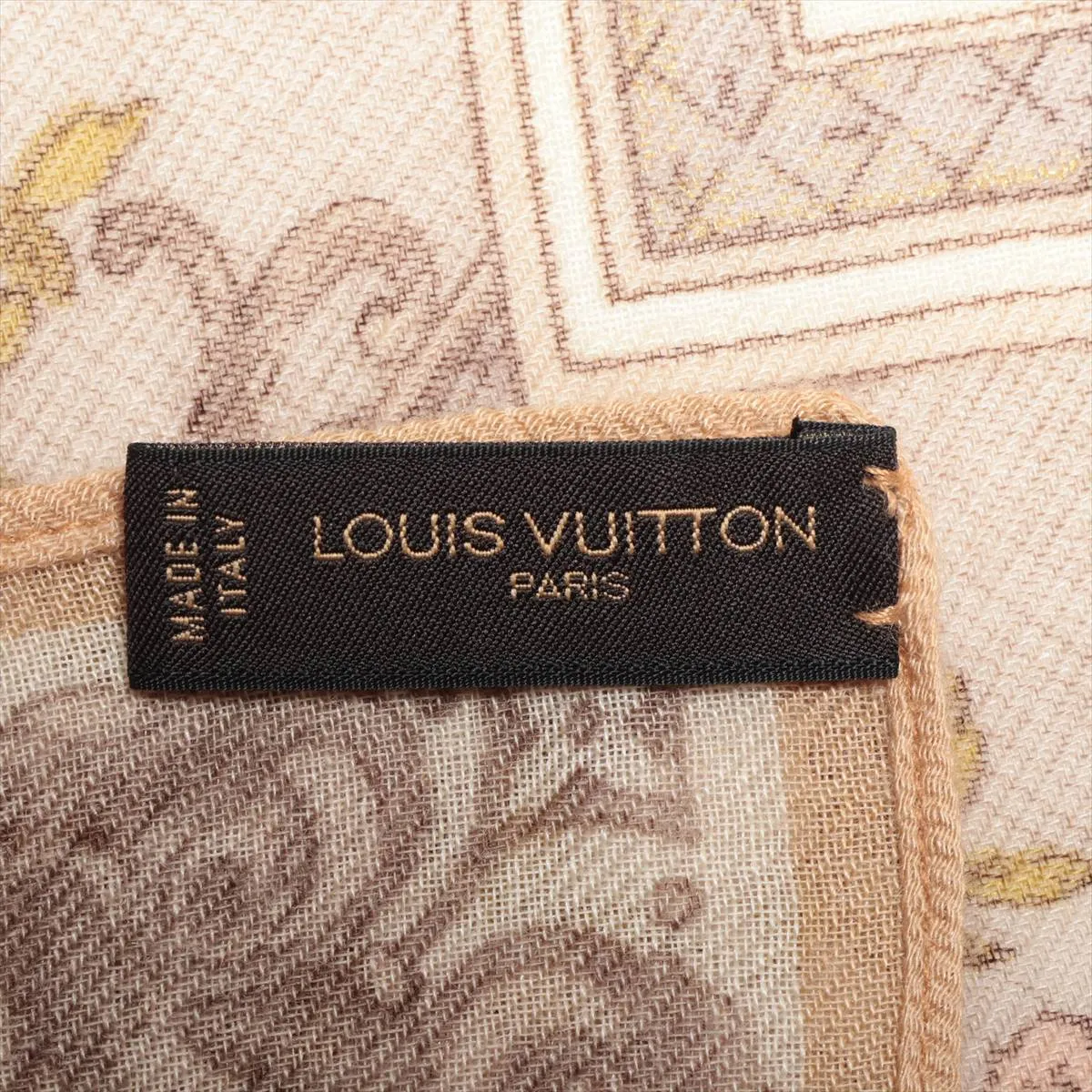 Stole Cashmere Beige Thread Fuzz Thread — view 6