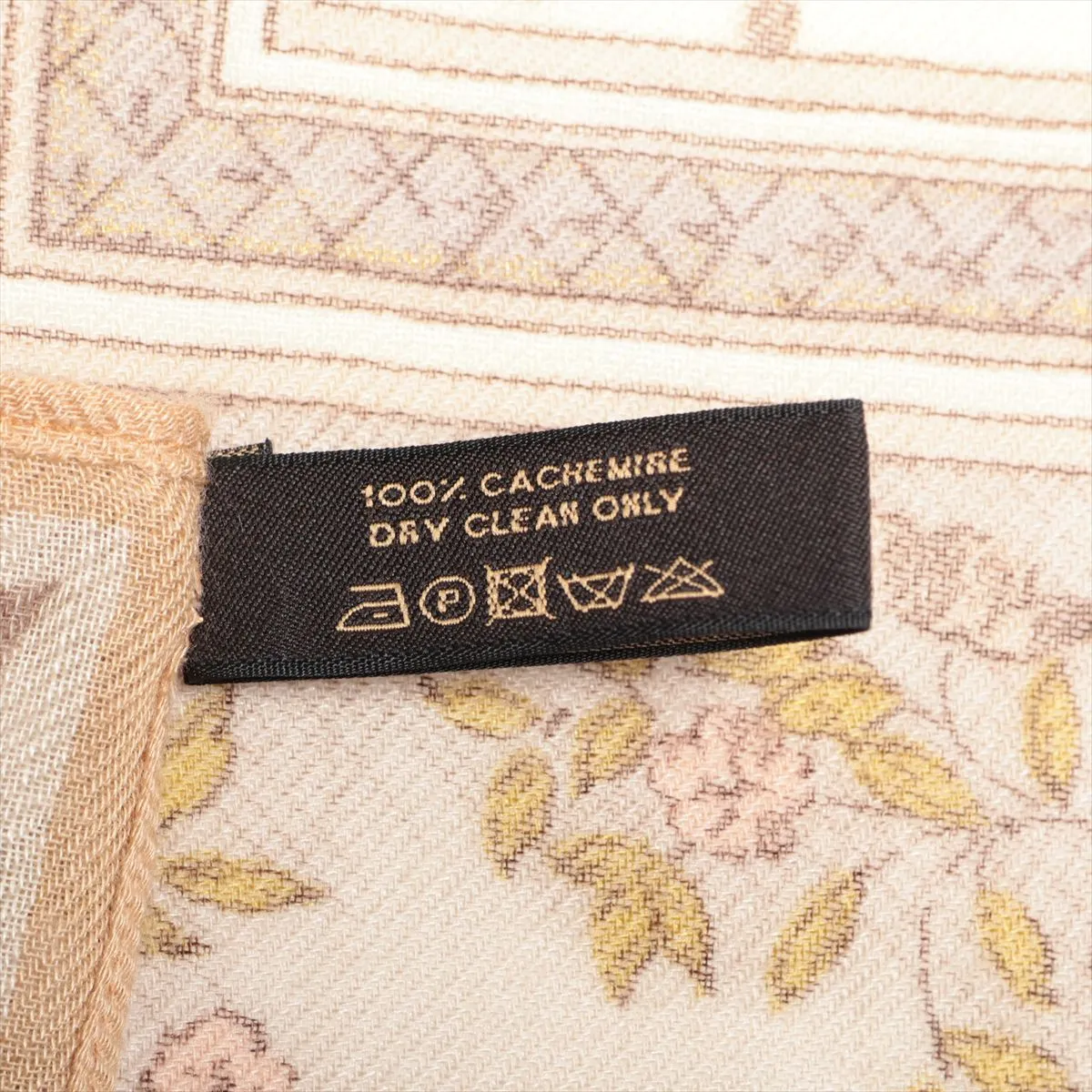 Stole Cashmere Beige Thread Fuzz Thread — view 7