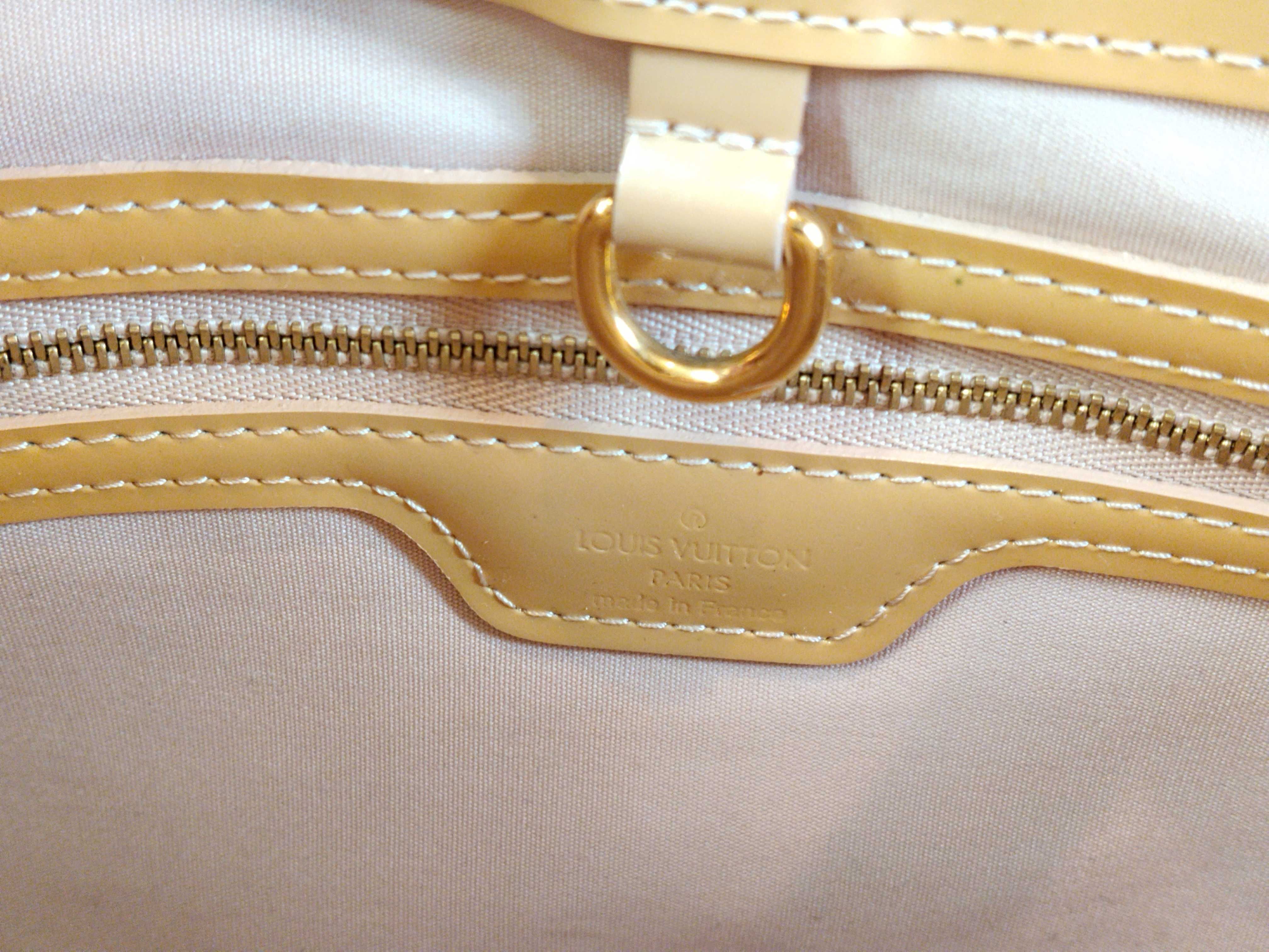 Vernis Wilshire PM M91642 (Serial number unclear) Yellow Handbag — view 11
