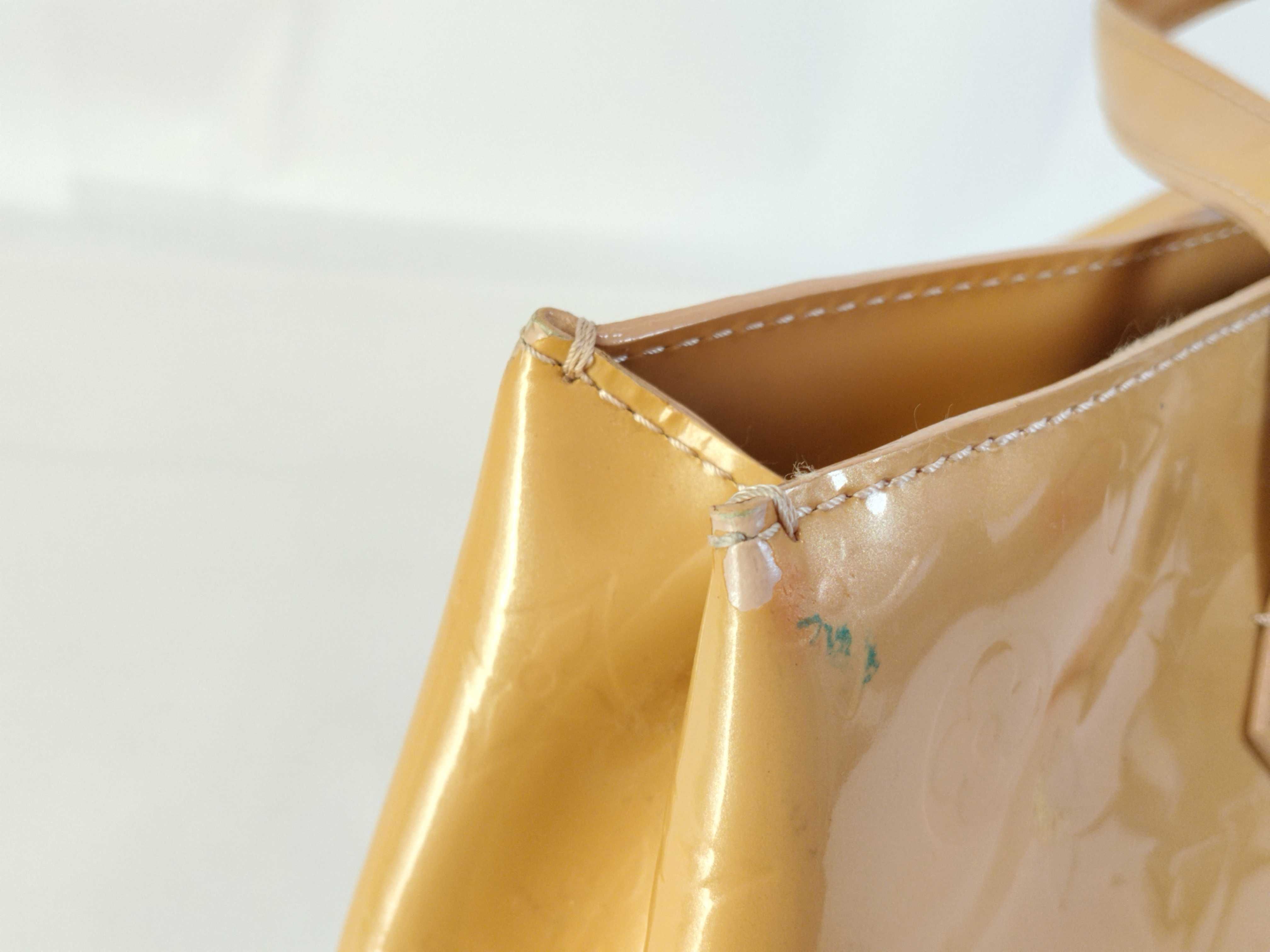 Vernis Wilshire PM M91642 (Serial number unclear) Yellow Handbag — view 13