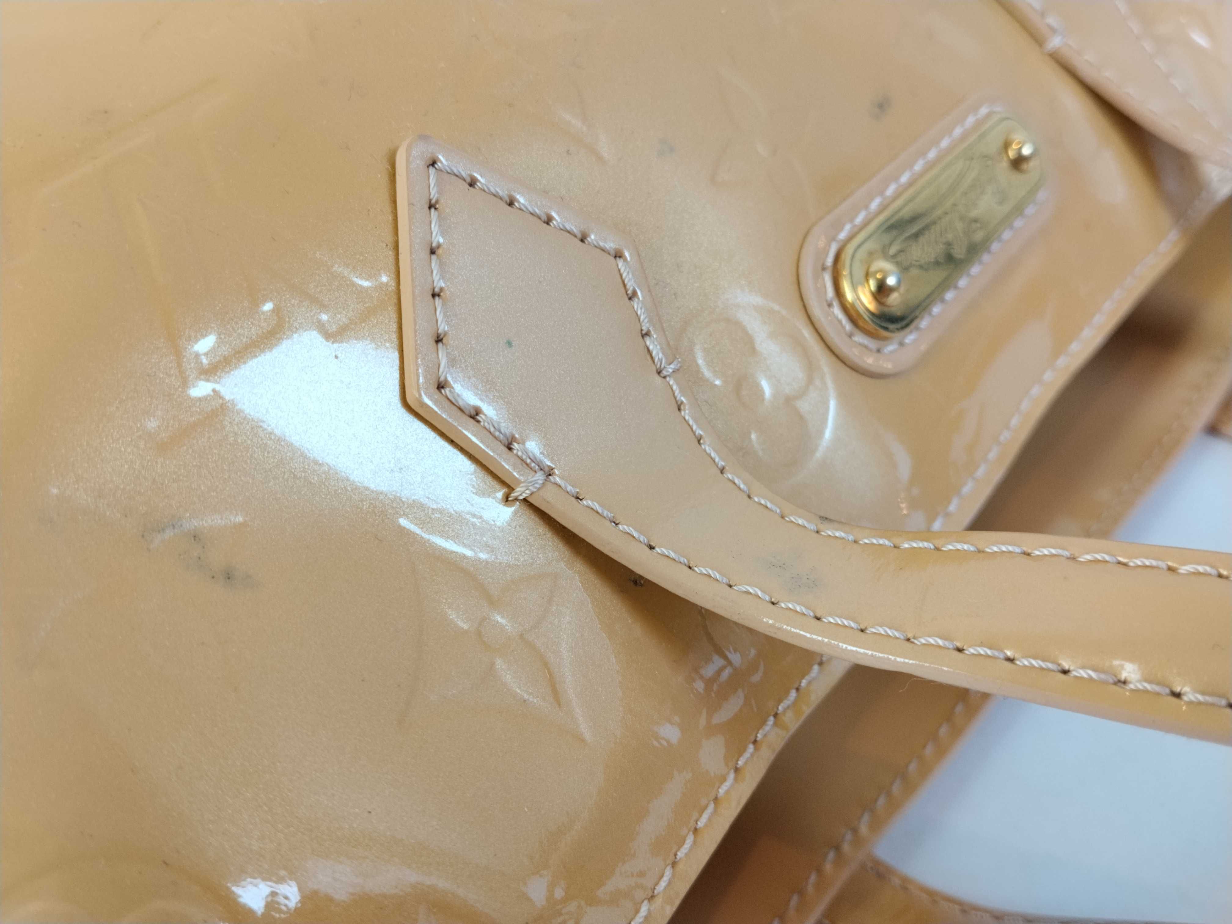 Vernis Wilshire PM M91642 (Serial number unclear) Yellow Handbag — view 6