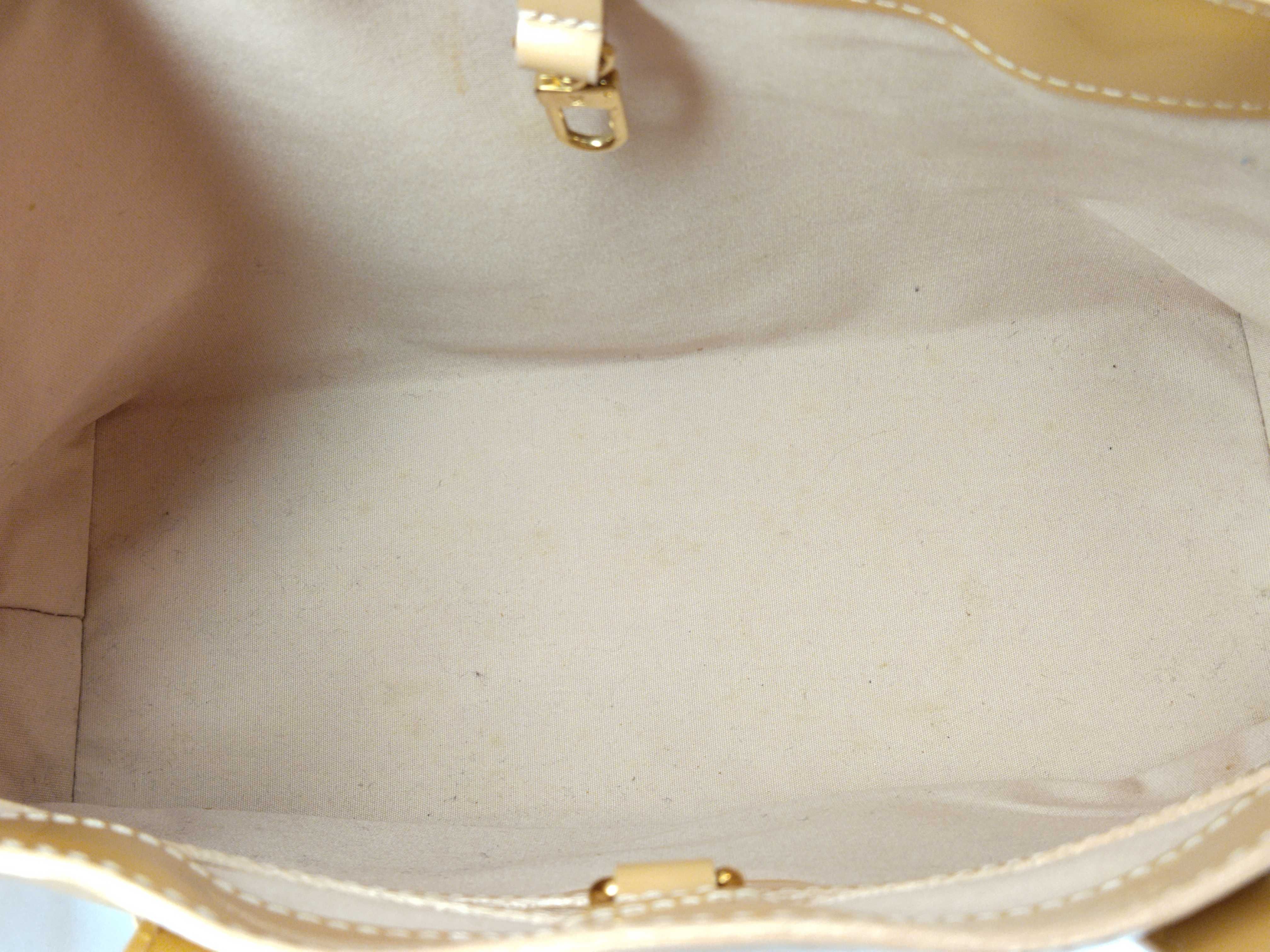 Vernis Wilshire PM M91642 (Serial number unclear) Yellow Handbag — view 9