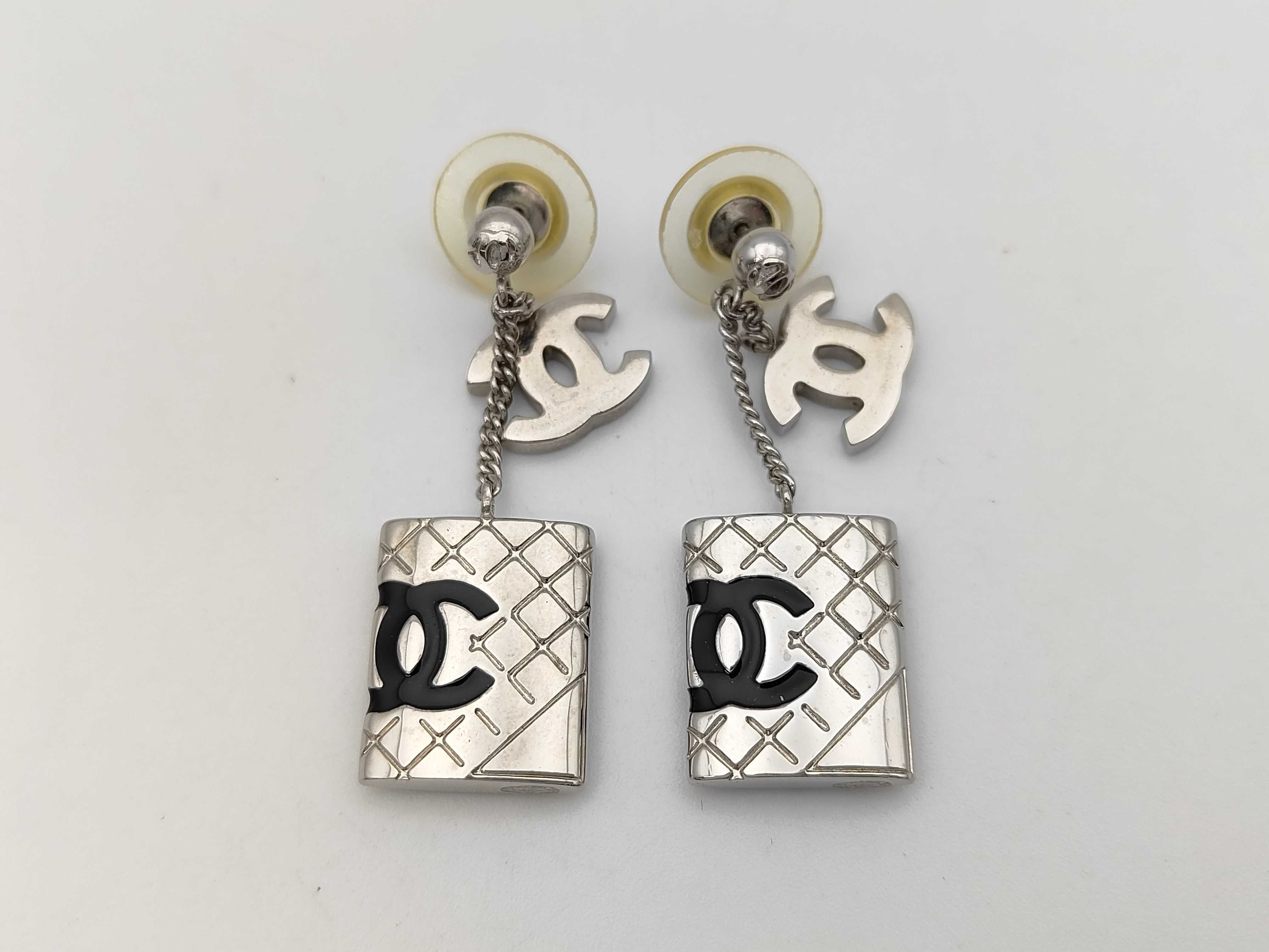 earrings, Cambon line, Coco Mark, silver earrings