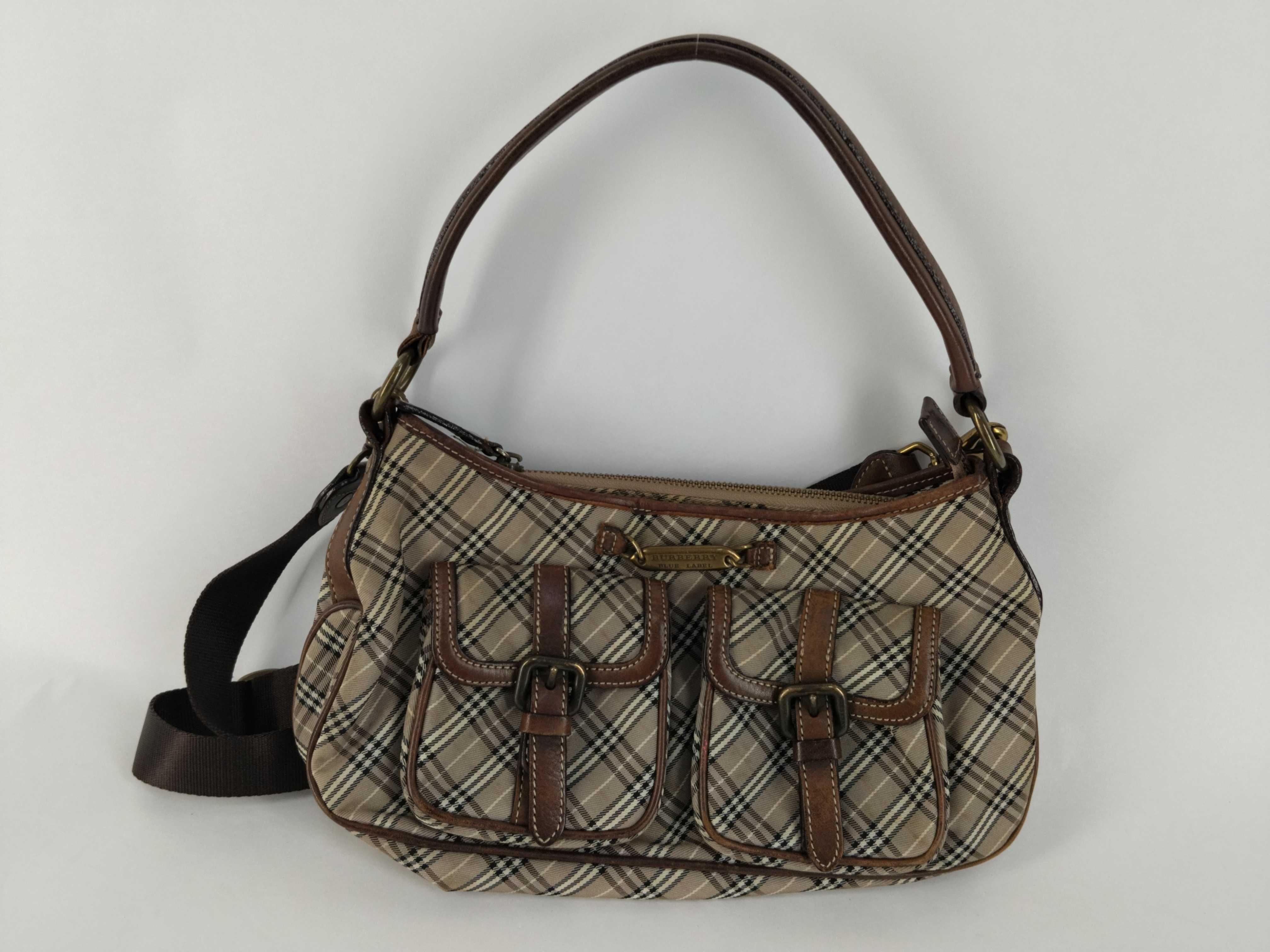 Check 2-way One-Shoulder Bag