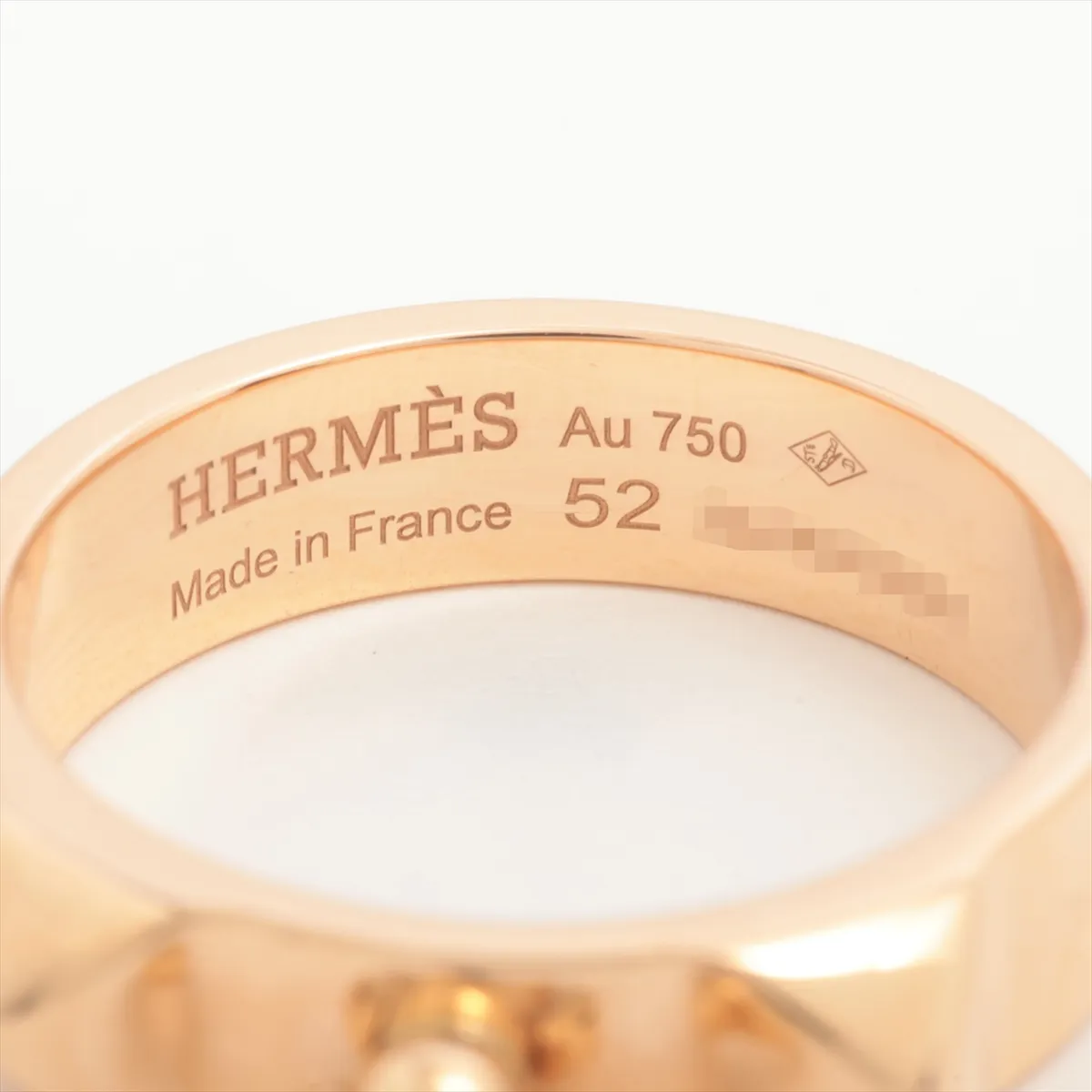 Collier de Chien Ring, 750 (PG), 6.5g, Size 52, 24AK002001, some wear. — view 3