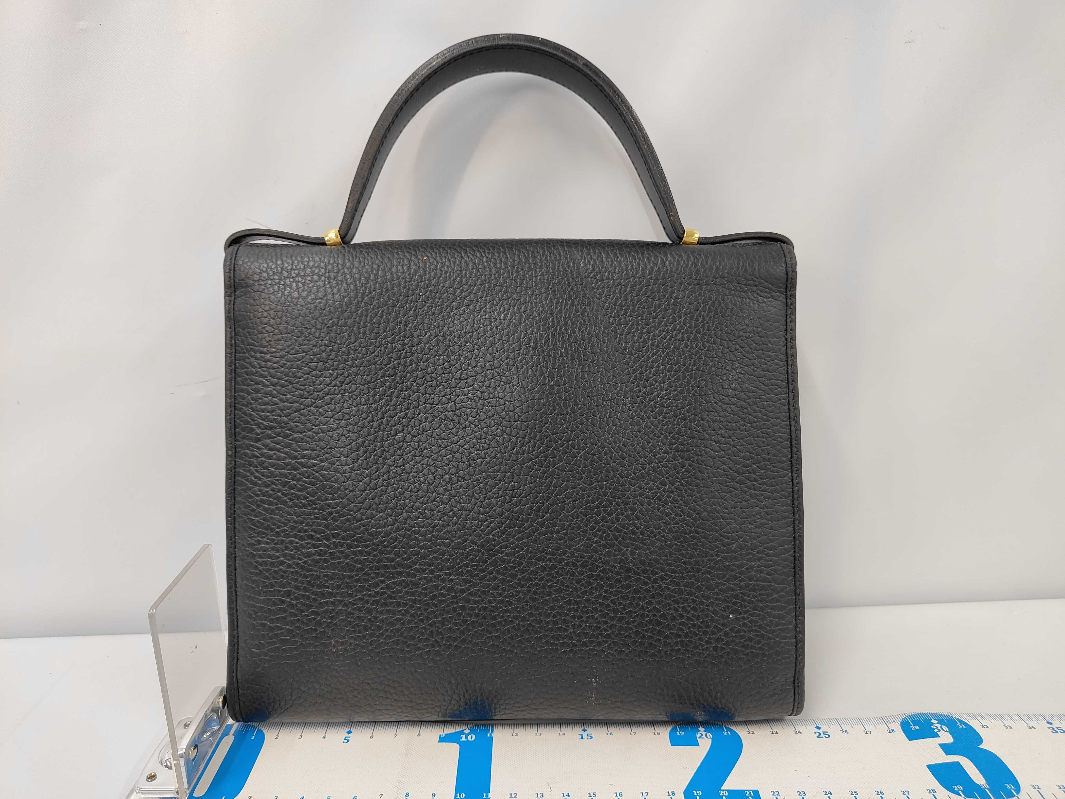 Leather Handbag, Black Handbag — view 2