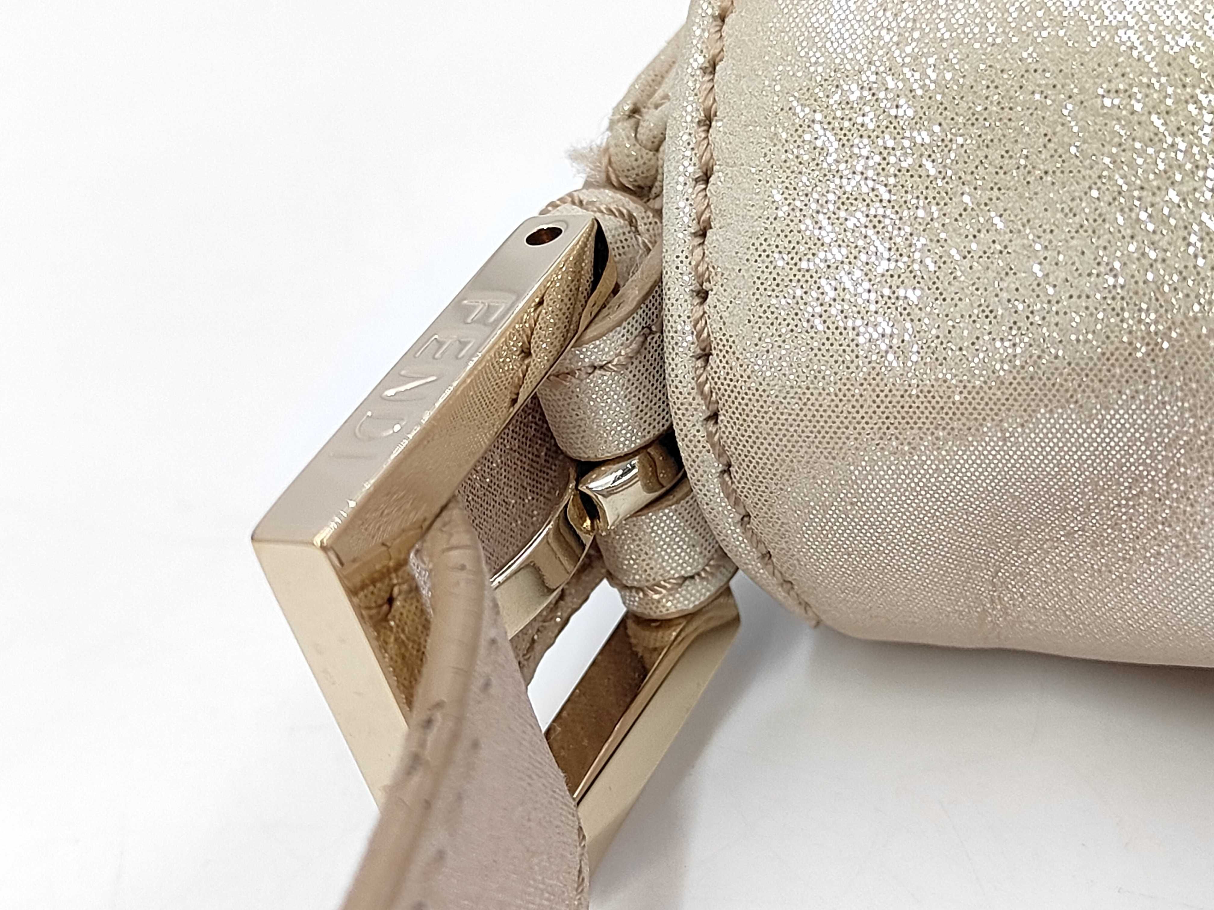 bag, Fendi Mamma shoulder bag, gold-toned color, with dust bag. — view 6