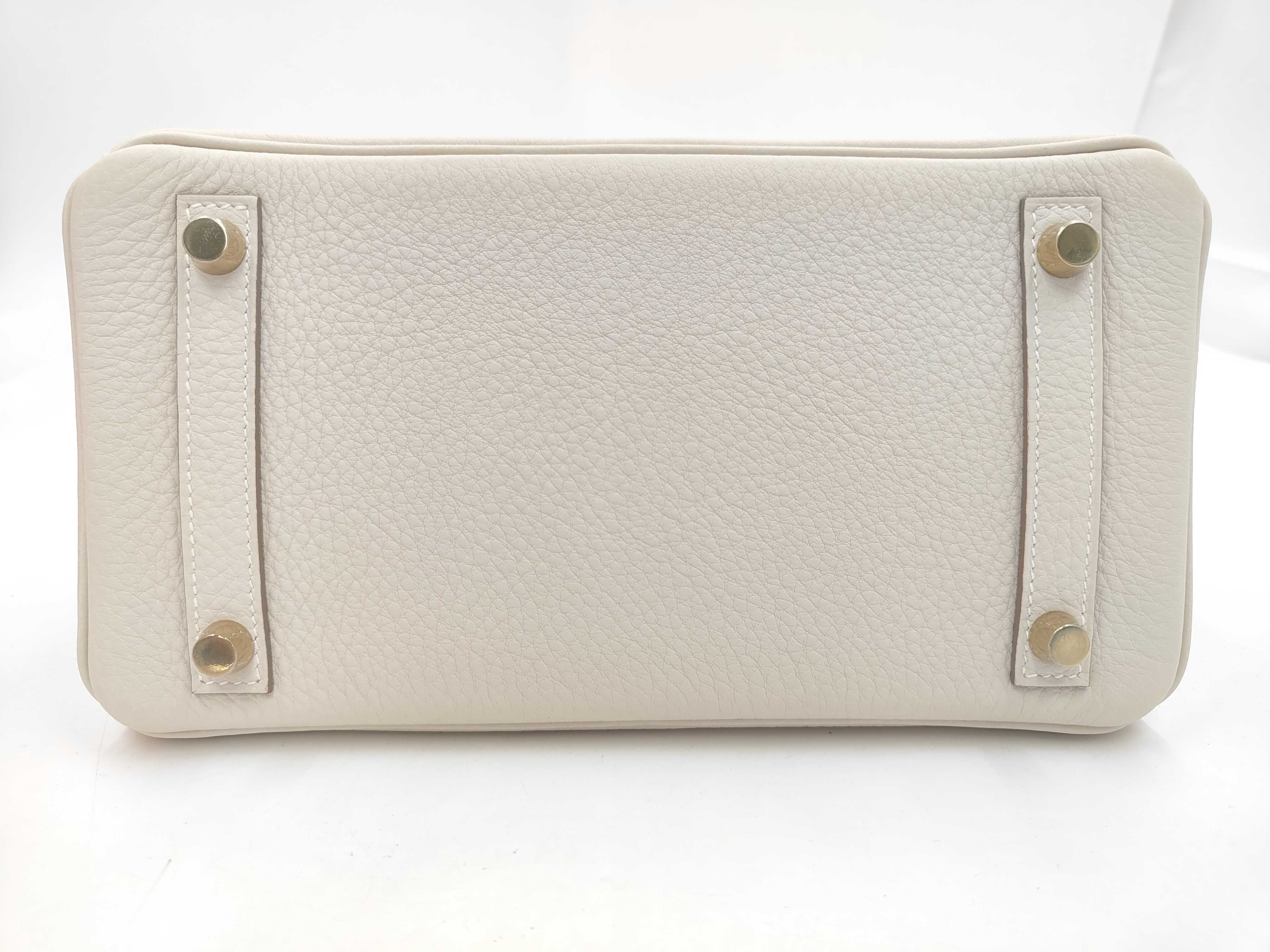 Birkin 25 Togo Leather, Gold Hardware, G Stamped Handbag — view 5
