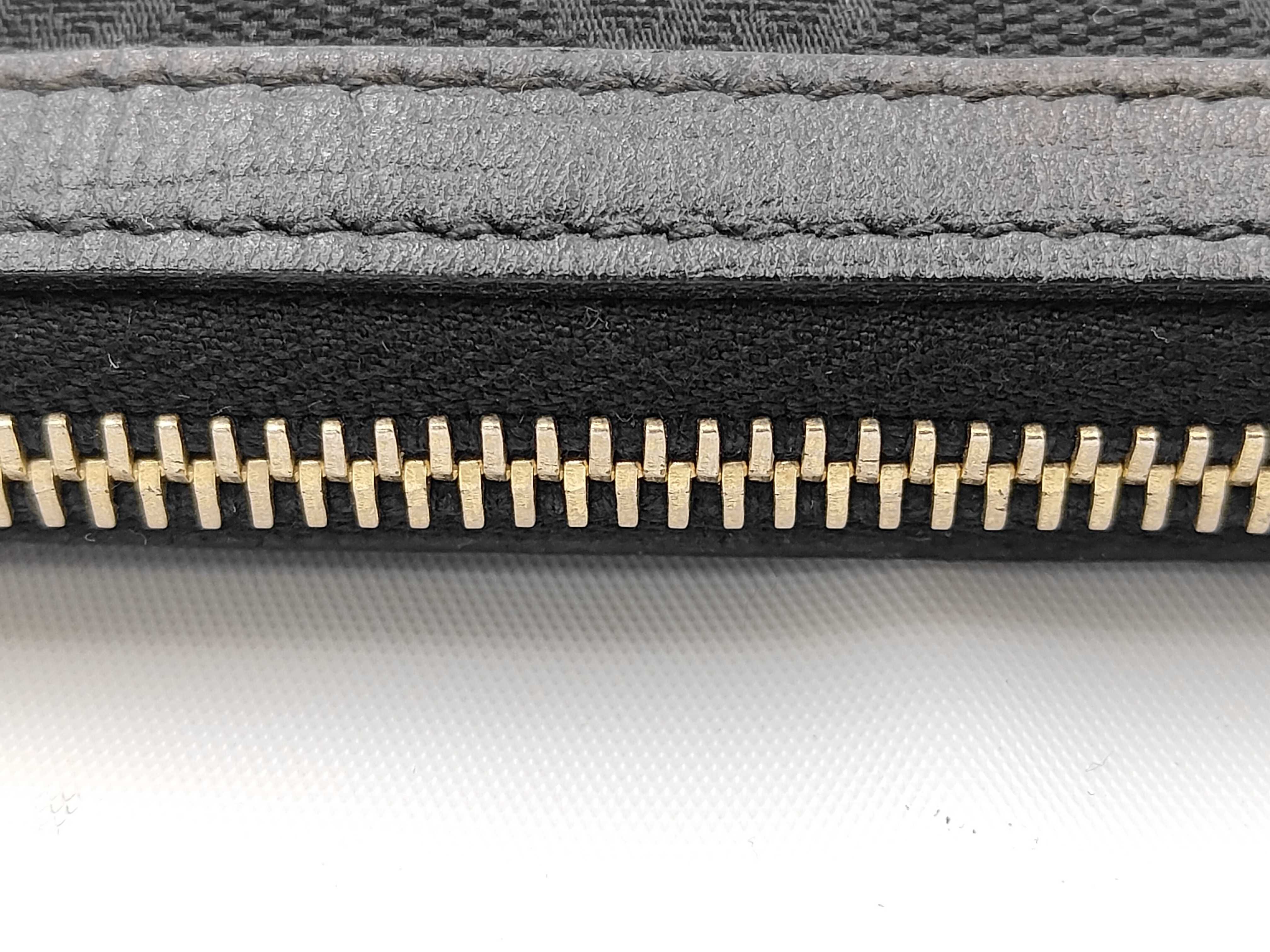 Black Canvas GG Monogram Pouch 152507 — view 8