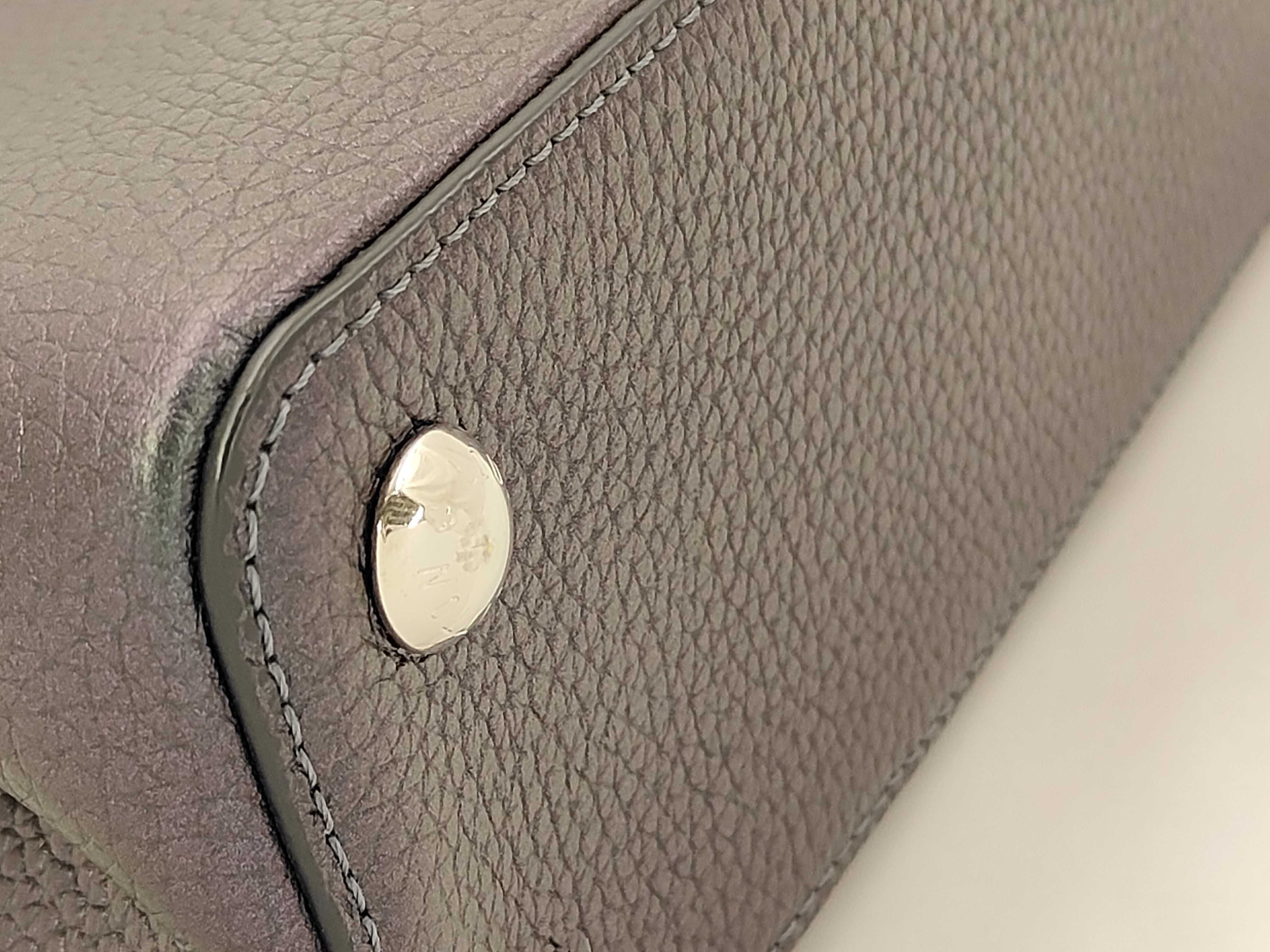 Capucines BB M58593 / RFID Tag 2-Way Bag Handbag Leather Black Leather / Metallic Hardware Handbag — view 12
