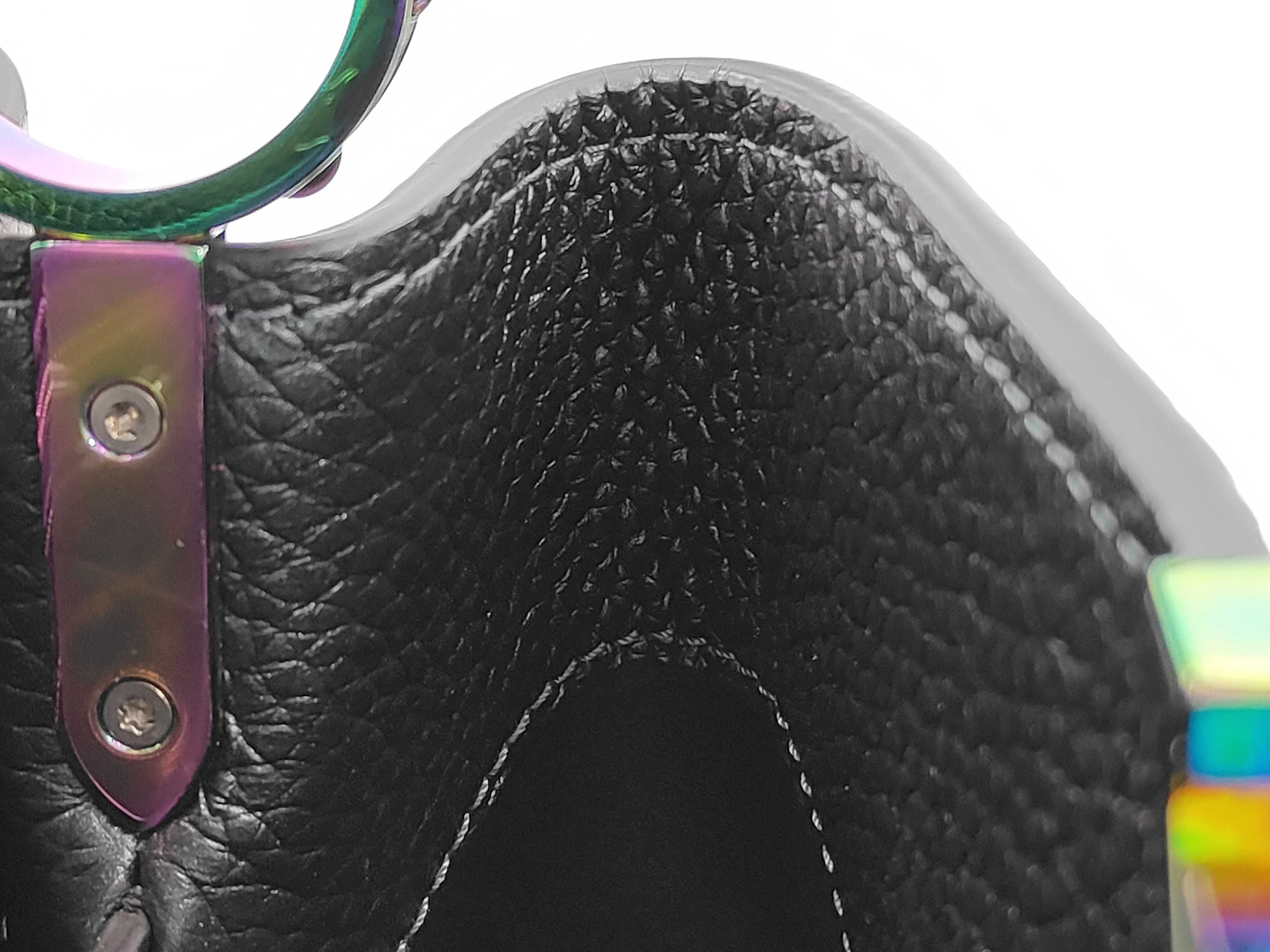 Capucines BB M58593 / RFID Tag 2-Way Bag Handbag Leather Black Leather / Metallic Hardware Handbag — view 10