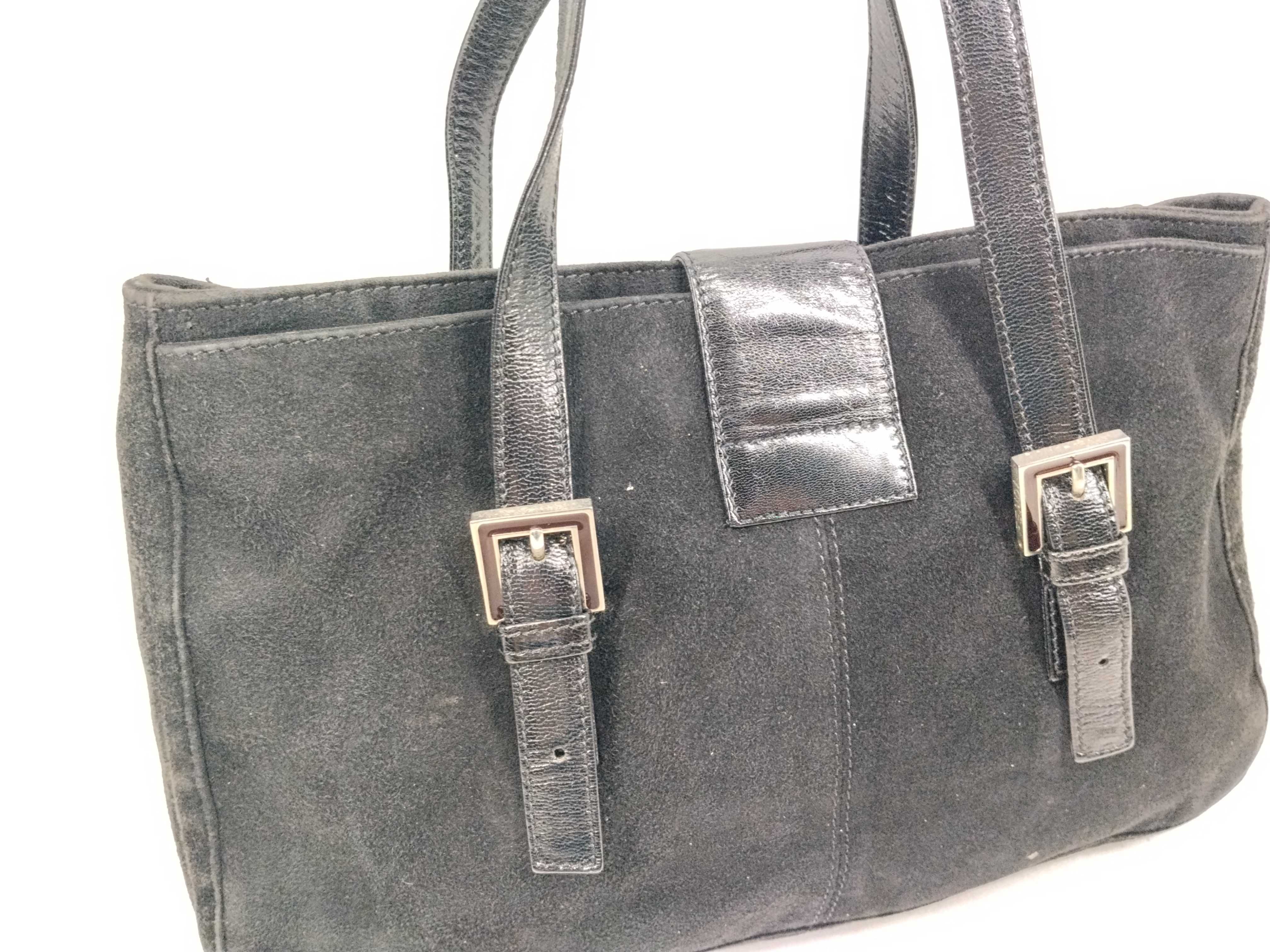 Mamma Fendi Suede Mamma Bucket Tote Handbag Tote Bag — view 3