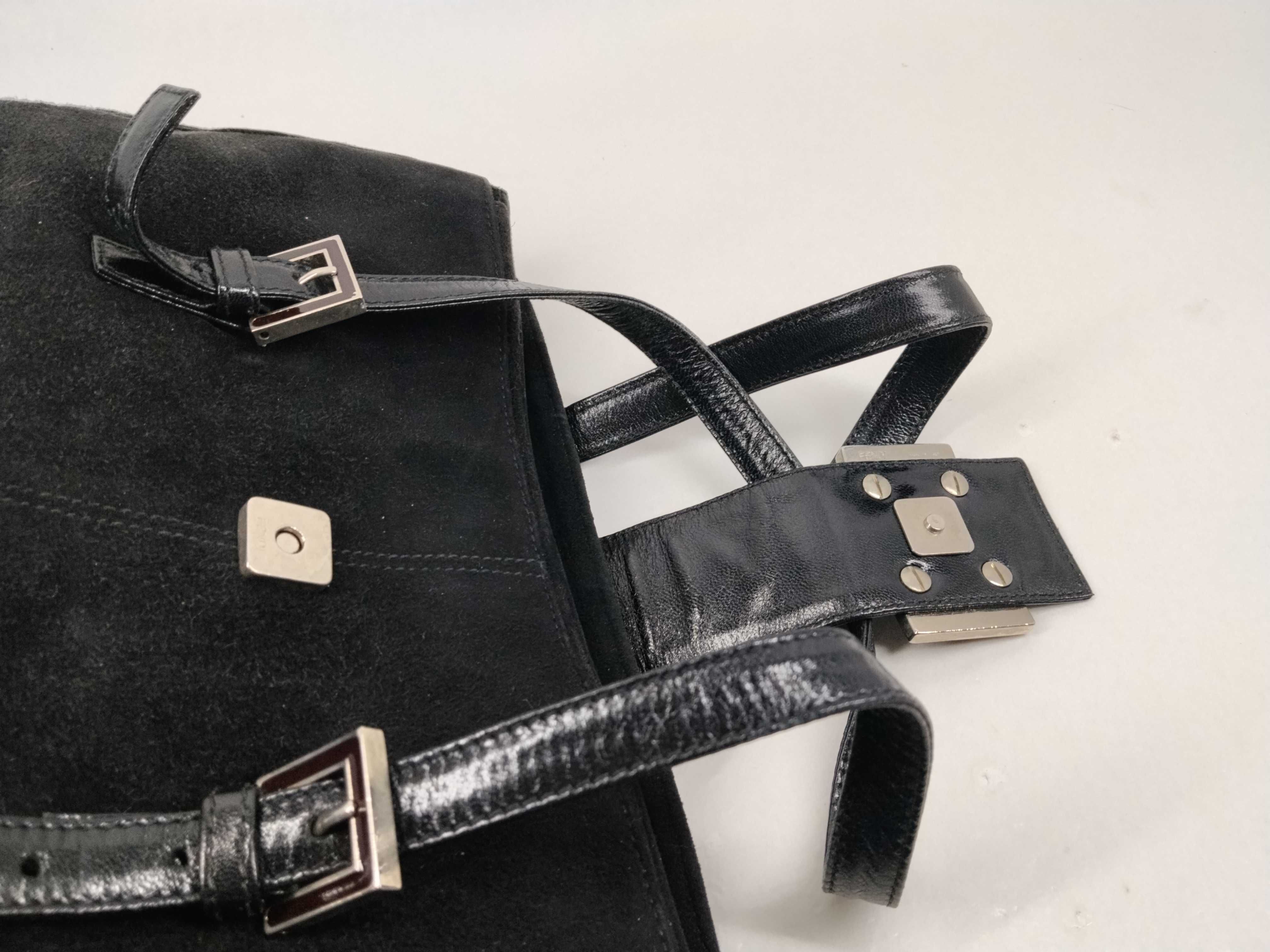 Mamma Fendi Suede Mamma Bucket Tote Handbag Tote Bag — view 8