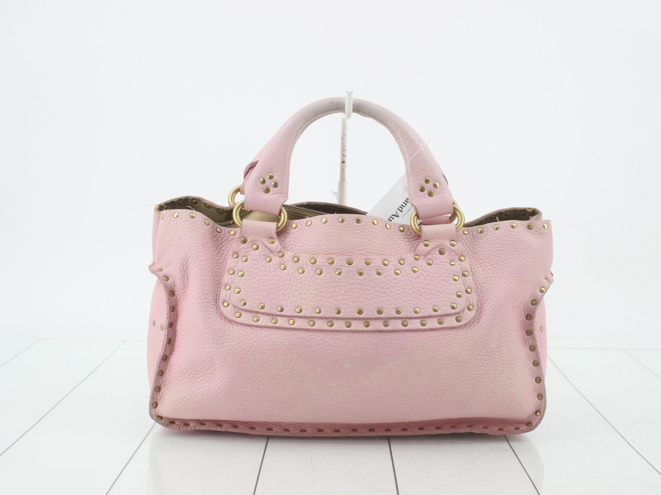 Other lines: Bags & Handbags - Boogie Studded Leather Pink — view 2