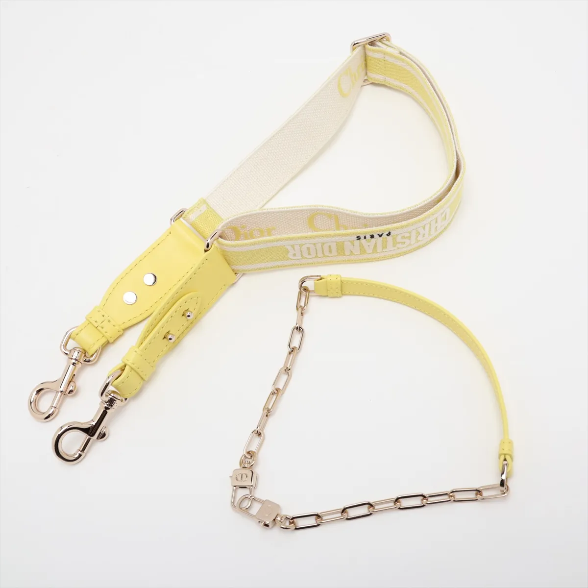 Lady Dior Wicker Rattan x Leather 2-Way Handbag Beige x Yellow Lucky Star — view 7