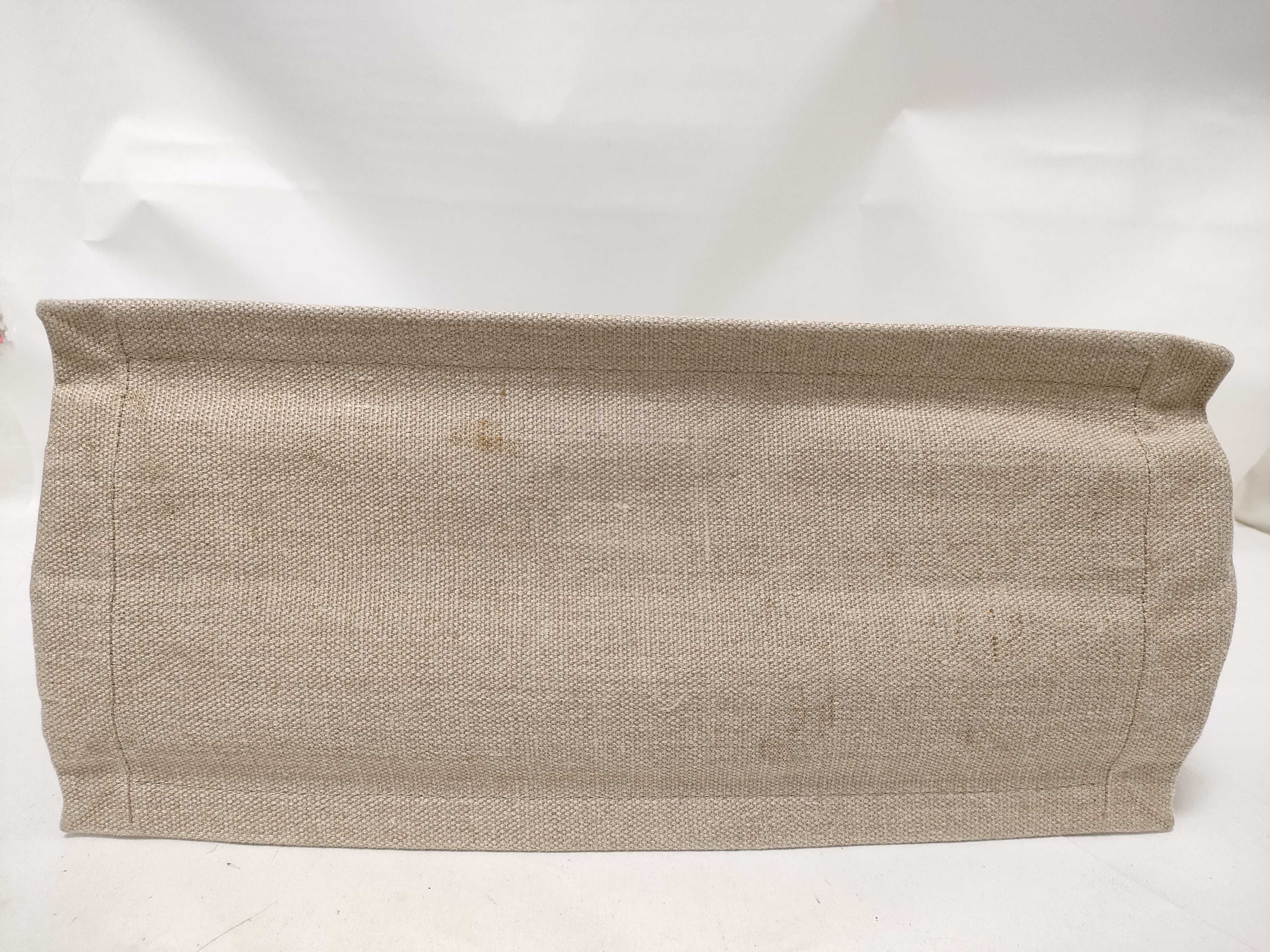 Rive Gauche Canvas x Leather Tote Bag Beige x Black 631682 Tote Bag — view 7