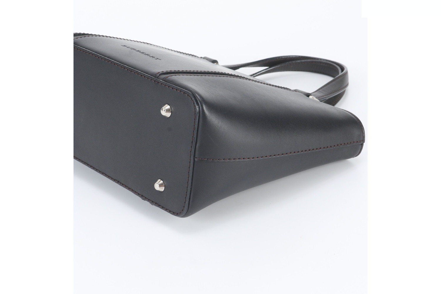 Nova Check Leather Handbag — view 4