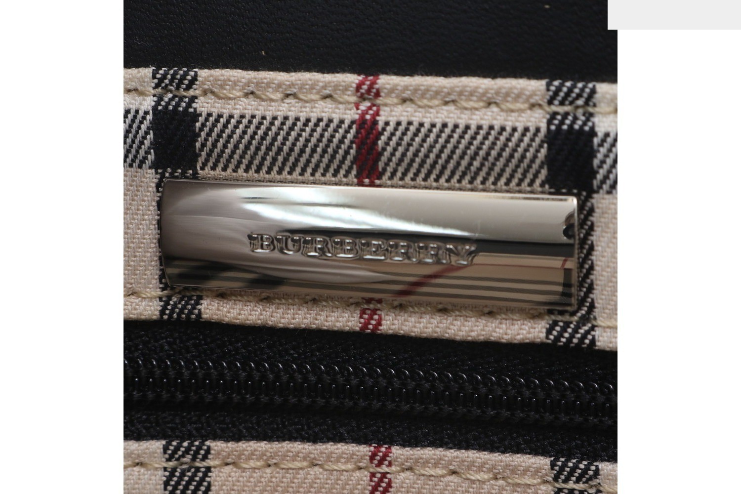Nova Check Leather Handbag — view 8