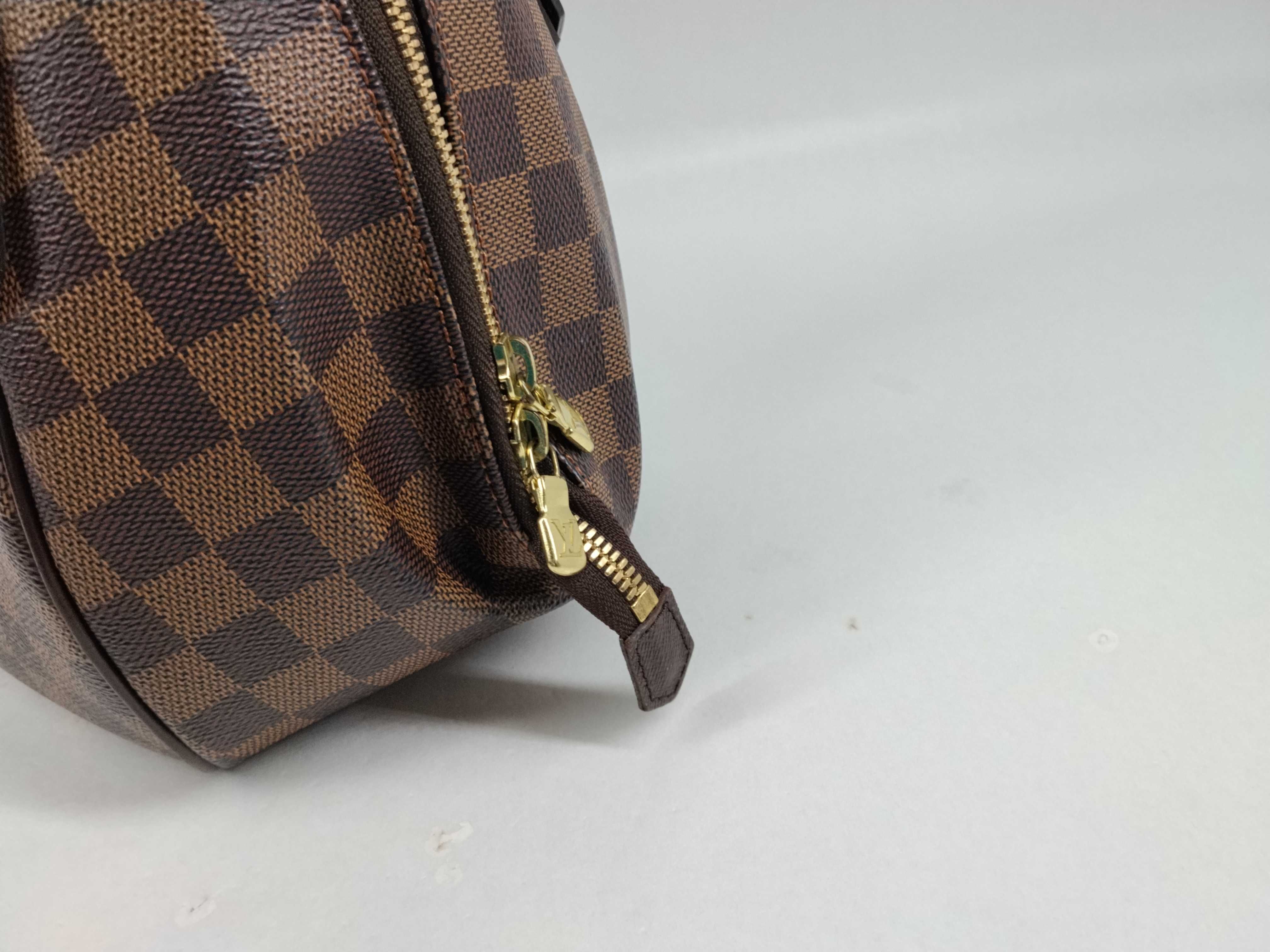 Damier Belem MM N51174 Brown PVC Leather Handbag Tote Bag — view 5