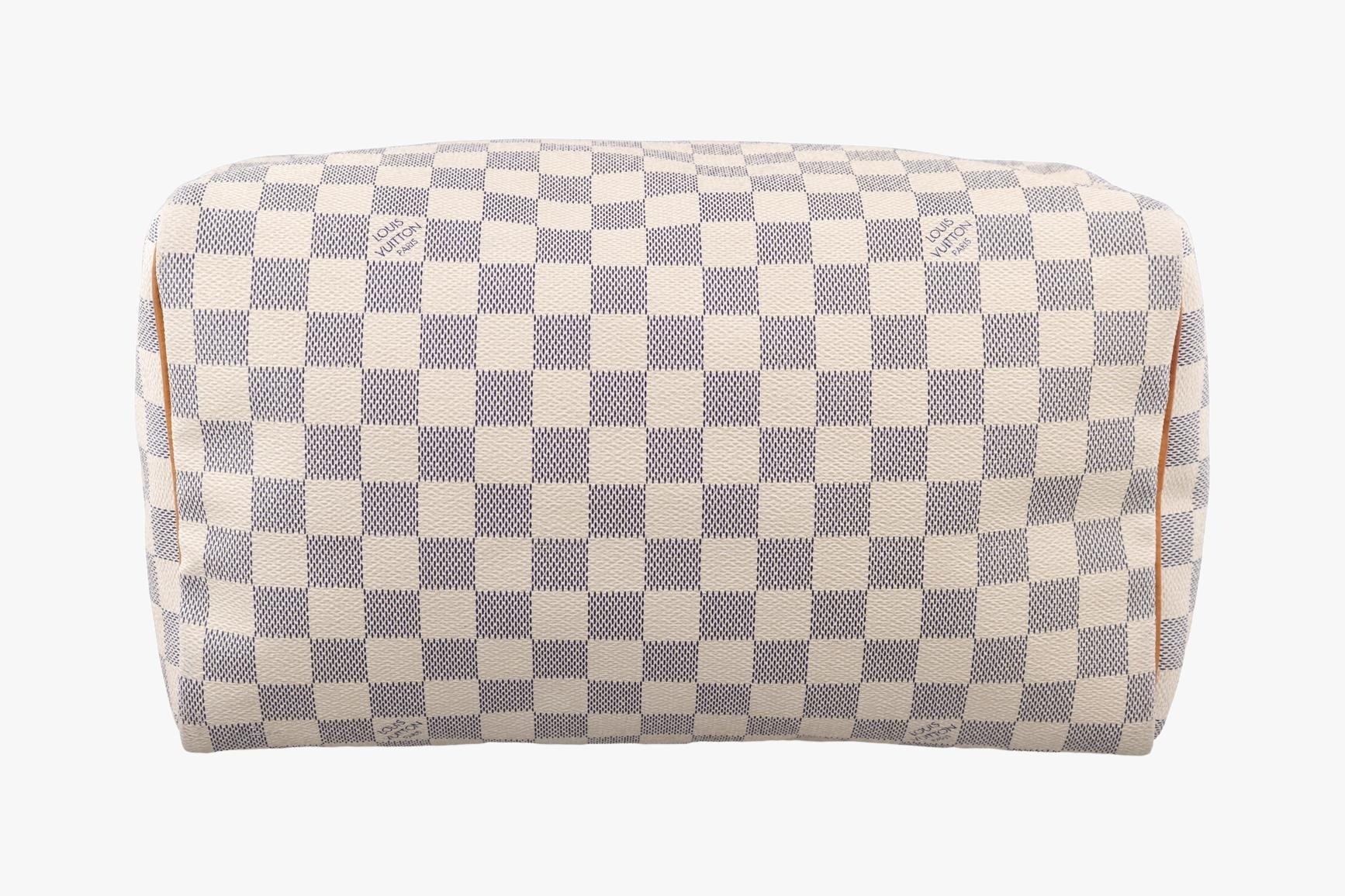 Speedy 30 Damier Canvas Azur — view 3
