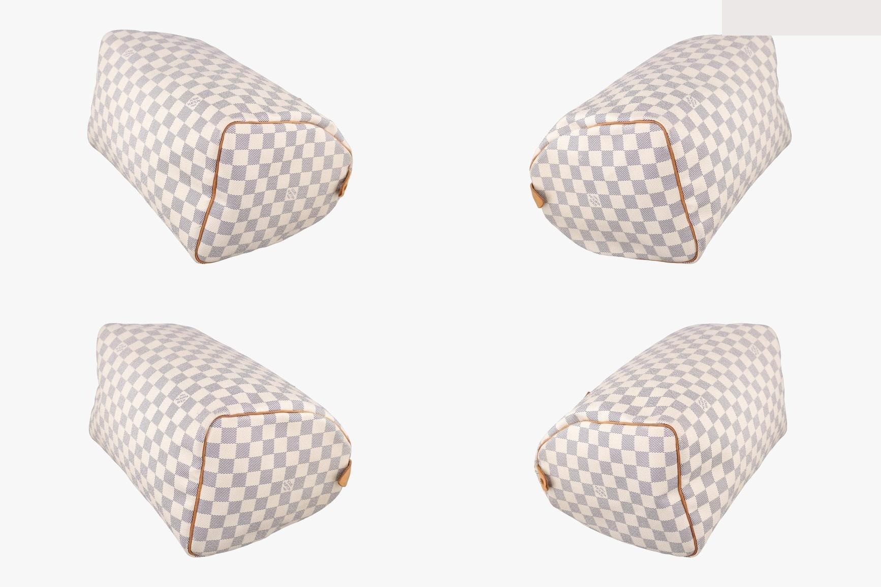 Speedy 30 Damier Canvas Azur — view 4
