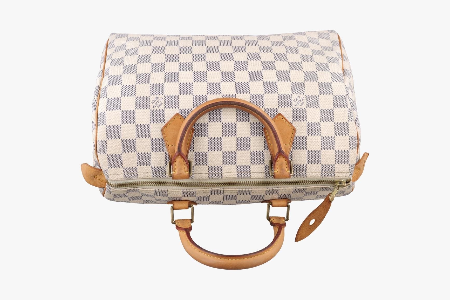 Speedy 30 Damier Canvas Azur — view 5
