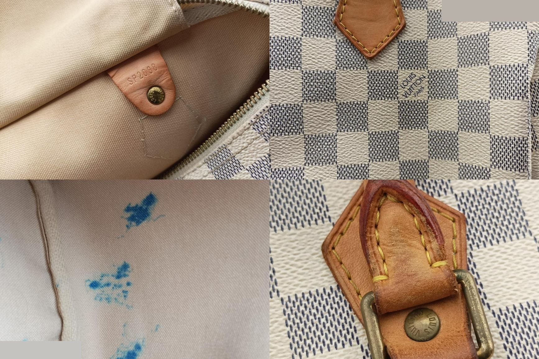 Speedy 30 Damier Canvas Azur — view 8