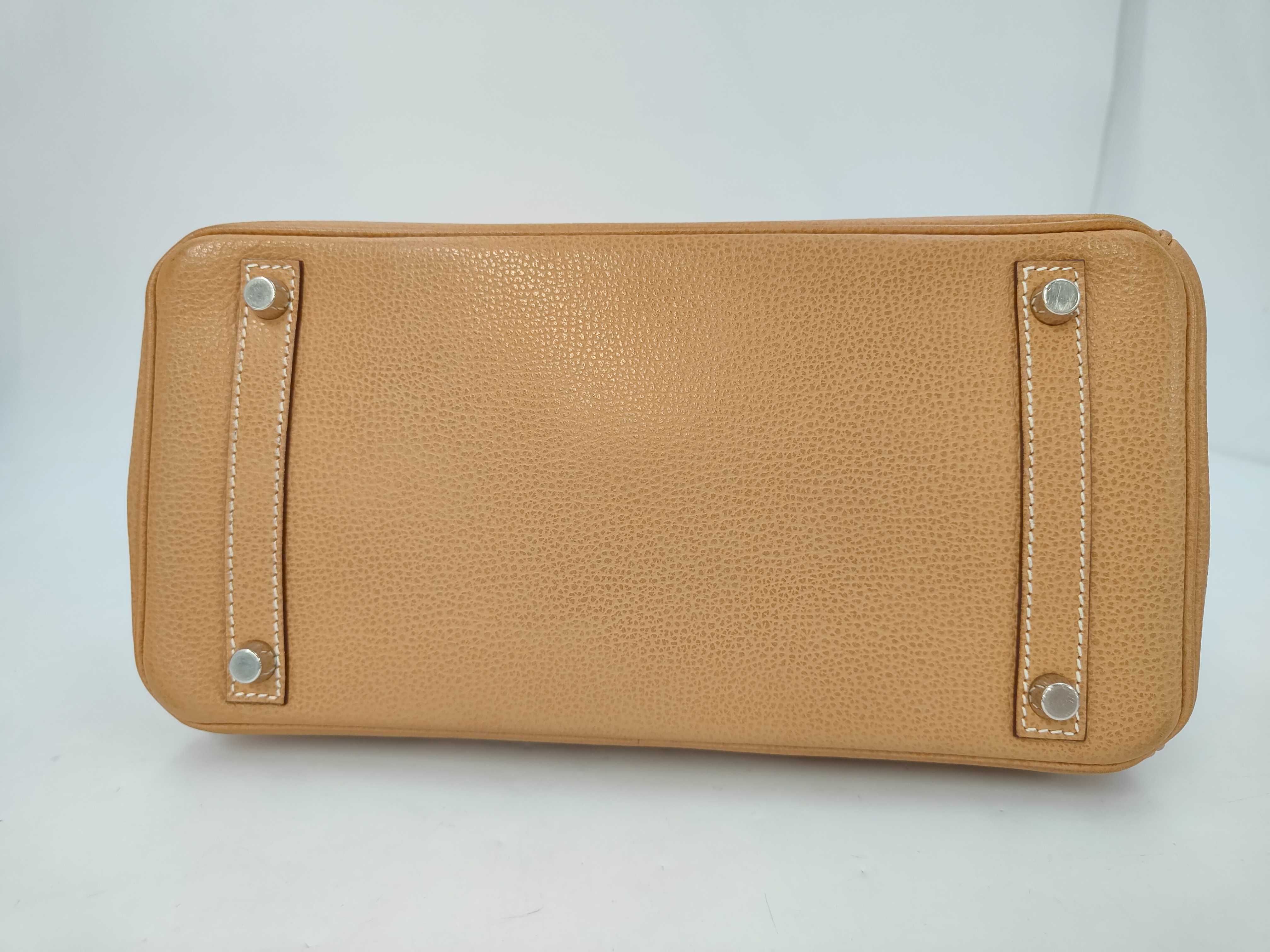 Birkin 30 Ardennes Brown Silver Hardware J Handbag — view 3