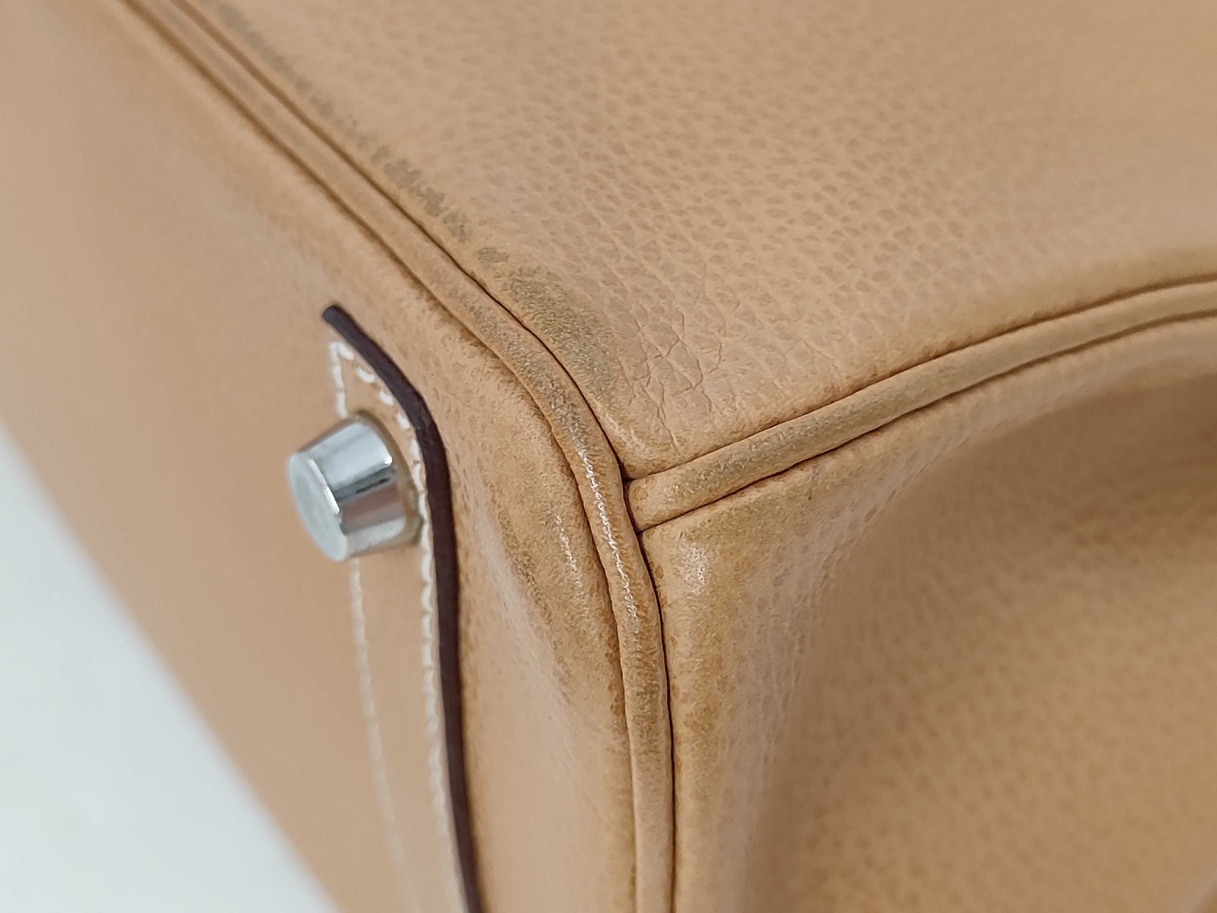 Birkin 30 Ardennes Brown Silver Hardware J Handbag — view 4