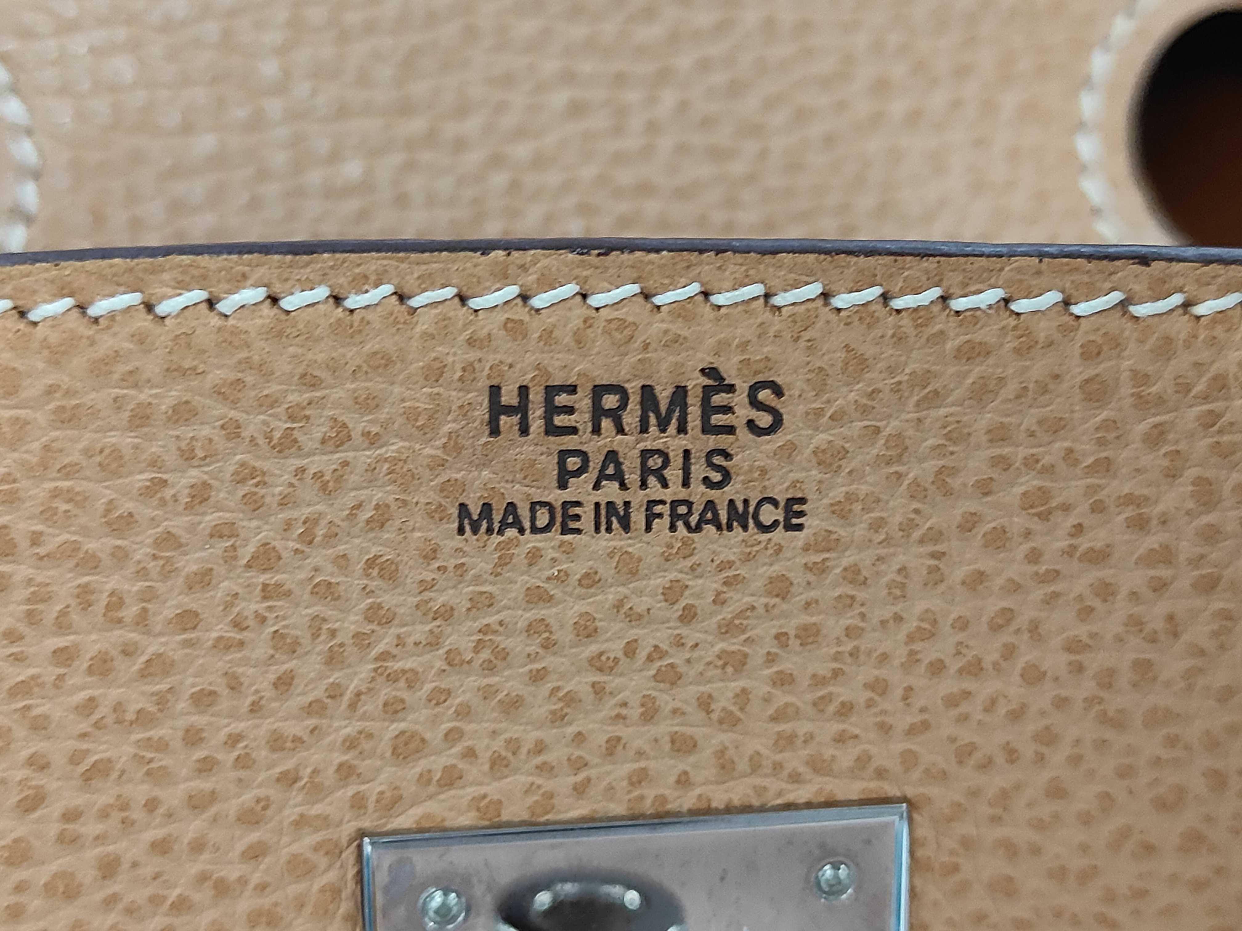 Birkin 30 Ardennes Brown Silver Hardware J Handbag — view 10