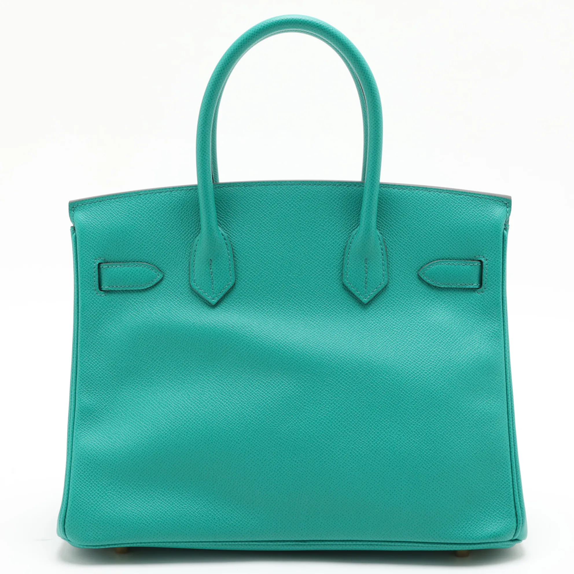 [Individually packaged] Hermes Birkin 30 Letournée Veau Epsom Vert Jade Gold Hardware Z: 2021 — view 2