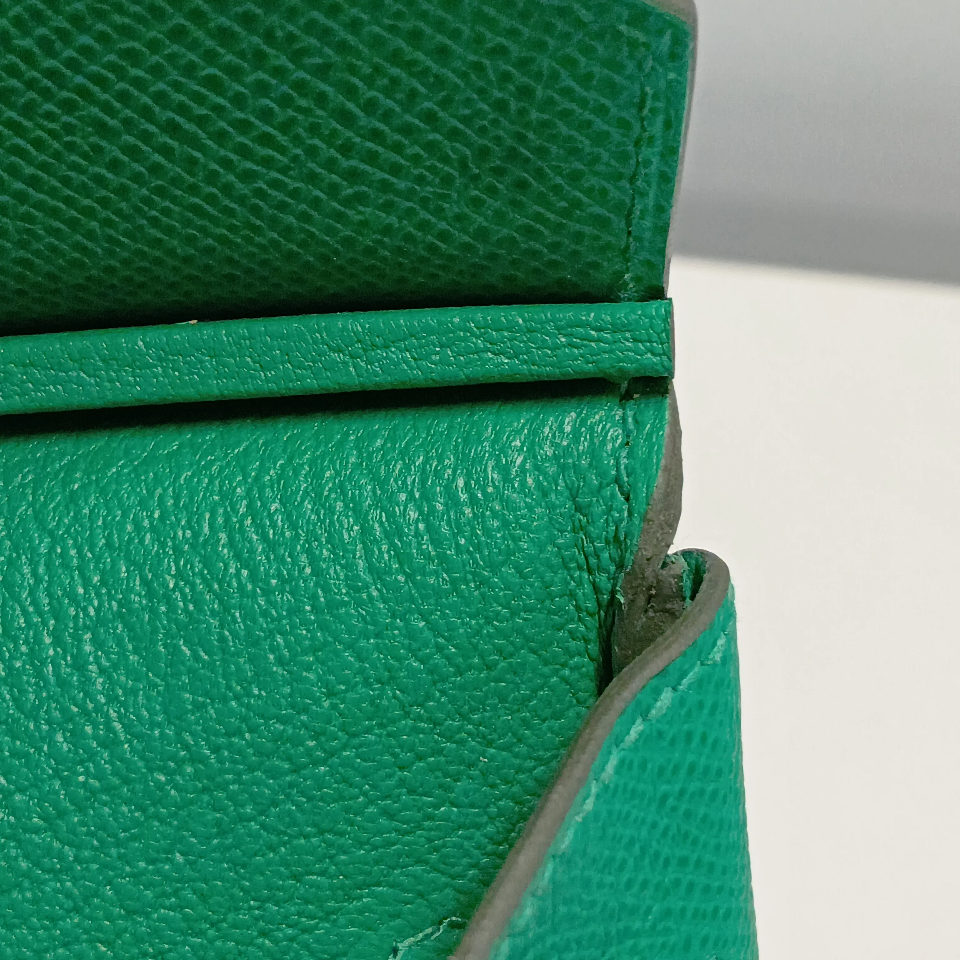 [Individually packaged] Hermes Birkin 30 Letournée Veau Epsom Vert Jade Gold Hardware Z: 2021 — view 14