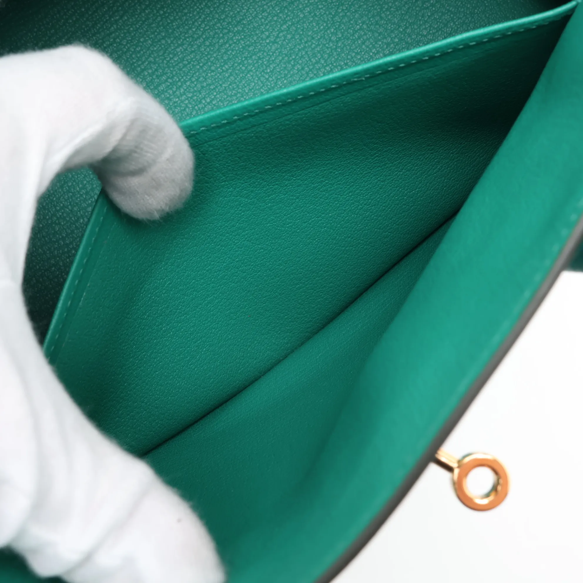 [Individually packaged] Hermes Birkin 30 Letournée Veau Epsom Vert Jade Gold Hardware Z: 2021 — view 9