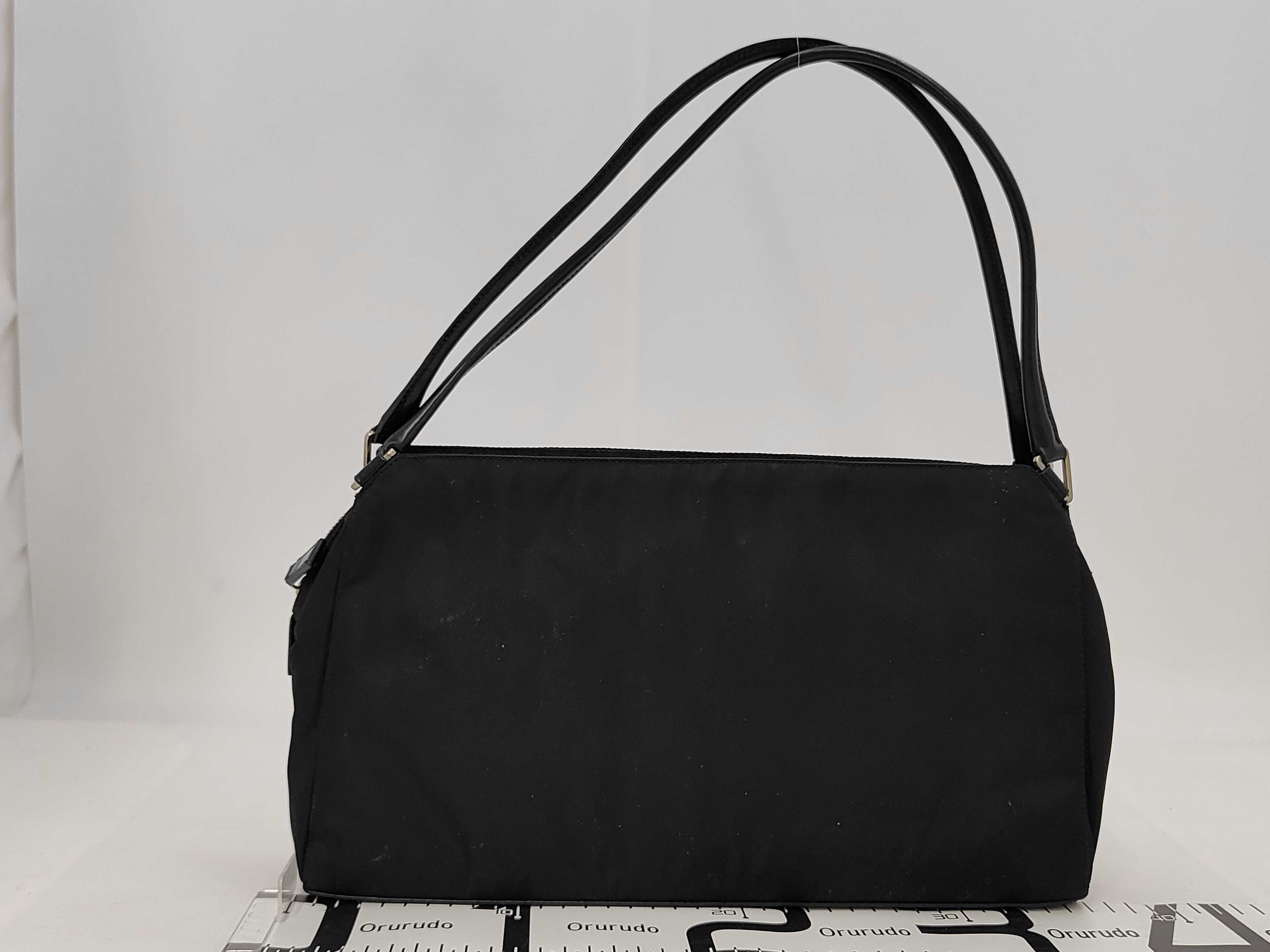 Nylon Prada Nylon Triangle Logo Tote Bag Handbag — view 2