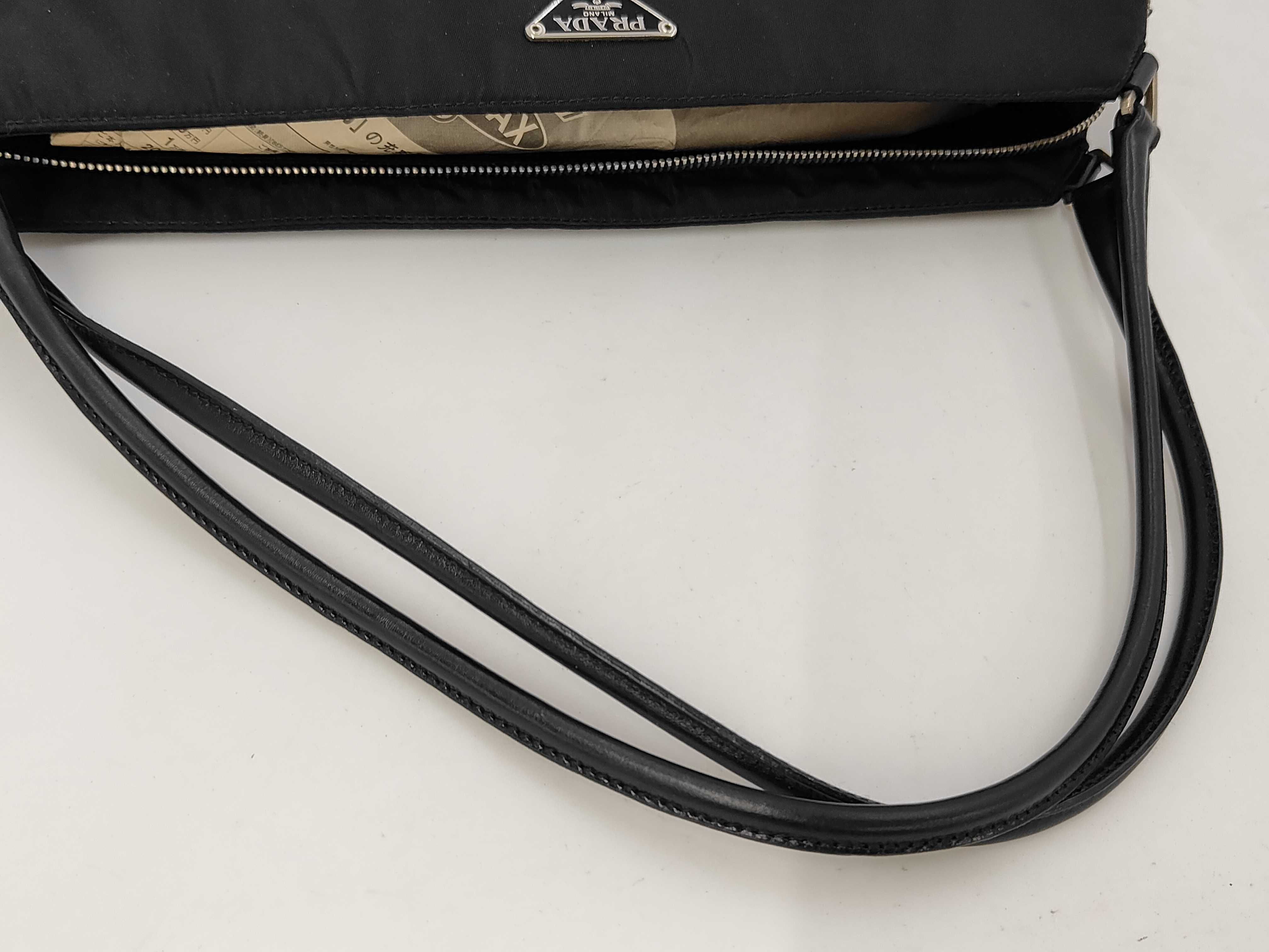Nylon Prada Nylon Triangle Logo Tote Bag Handbag — view 5