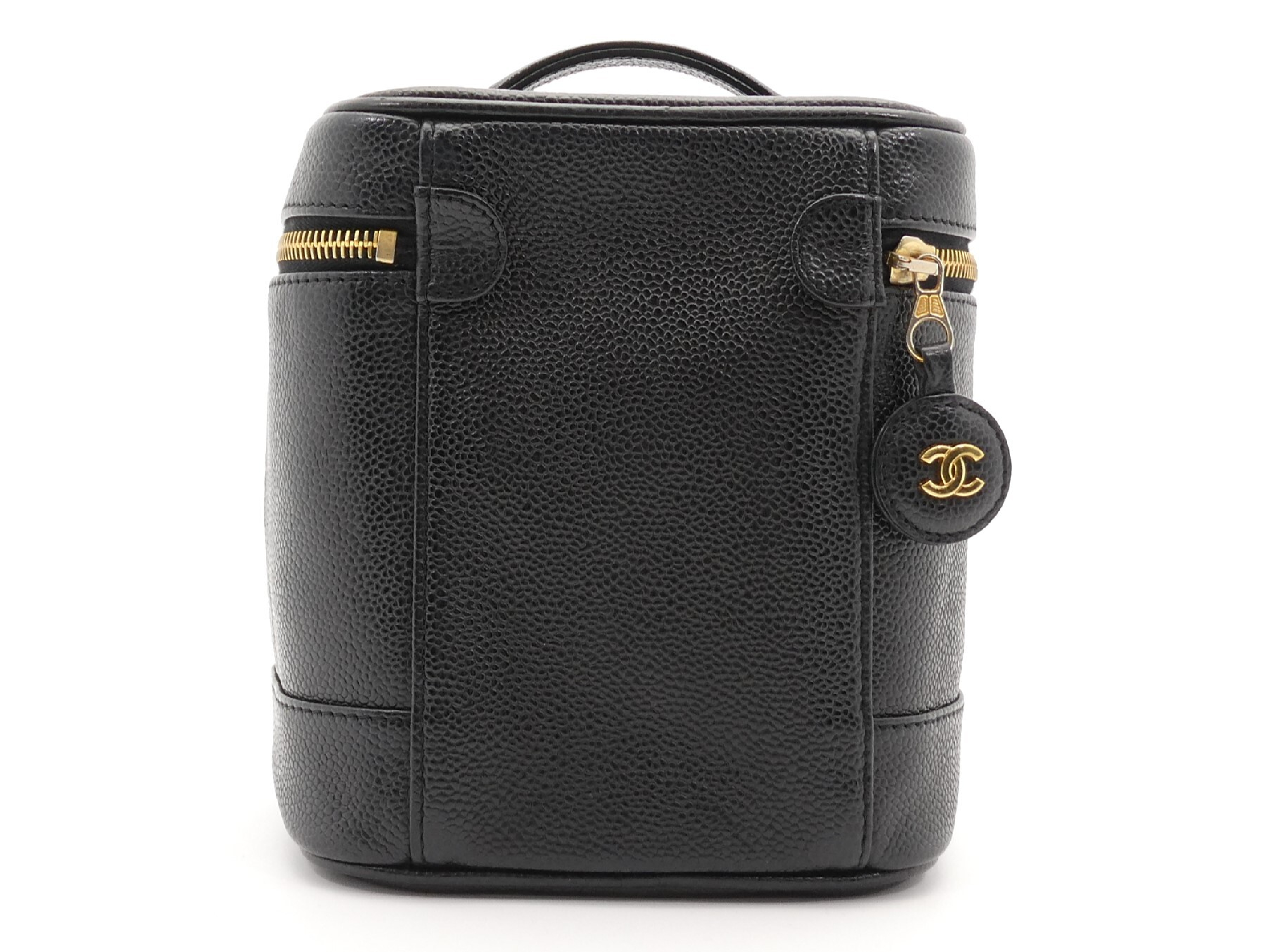 Caviar Skin Coco Mark Vanity Bag — view 2