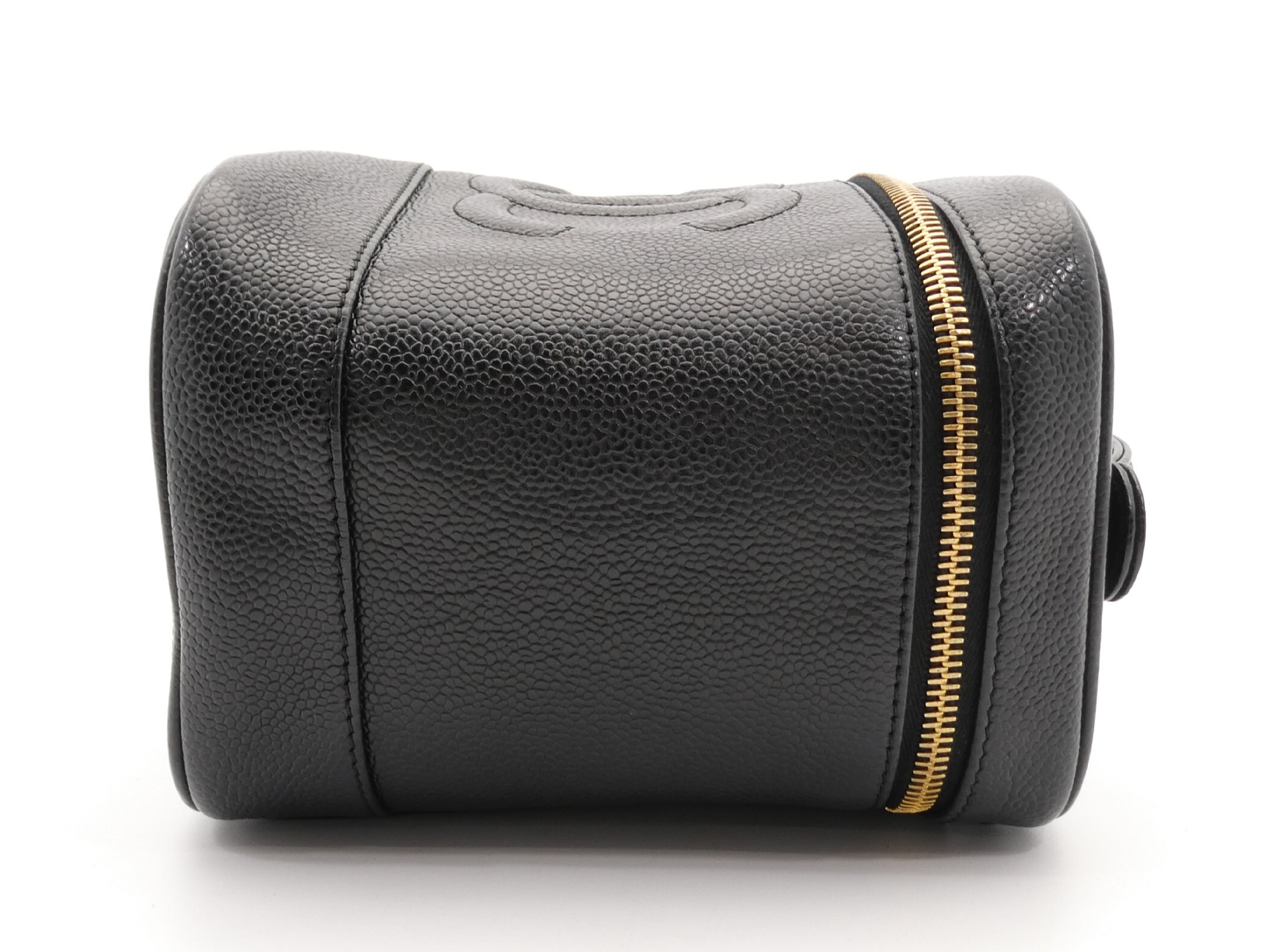 Caviar Skin Coco Mark Vanity Bag — view 4